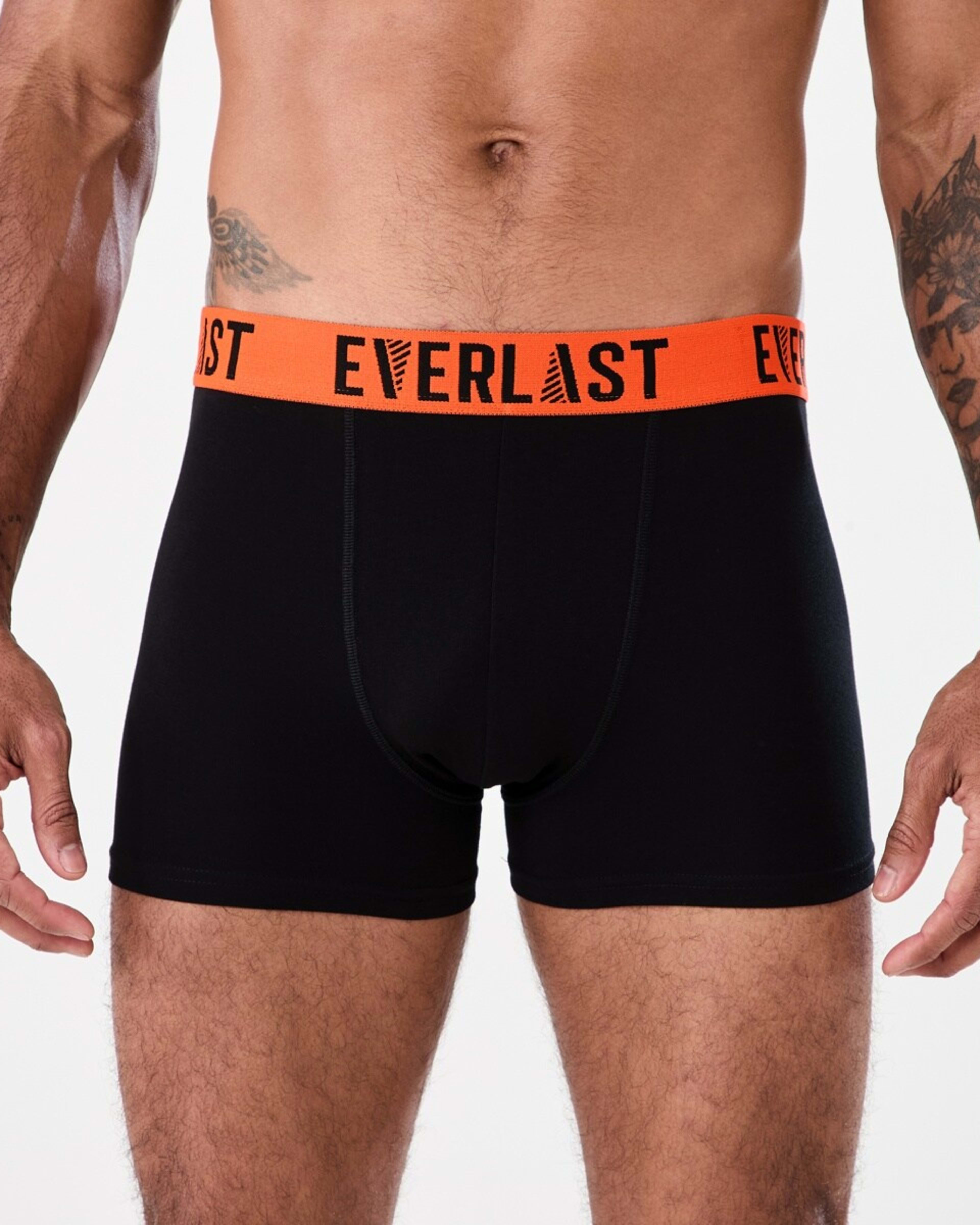 3 3 Pack Everlast Mens Workwear Trunks BLUE CAMO, 3 of 7