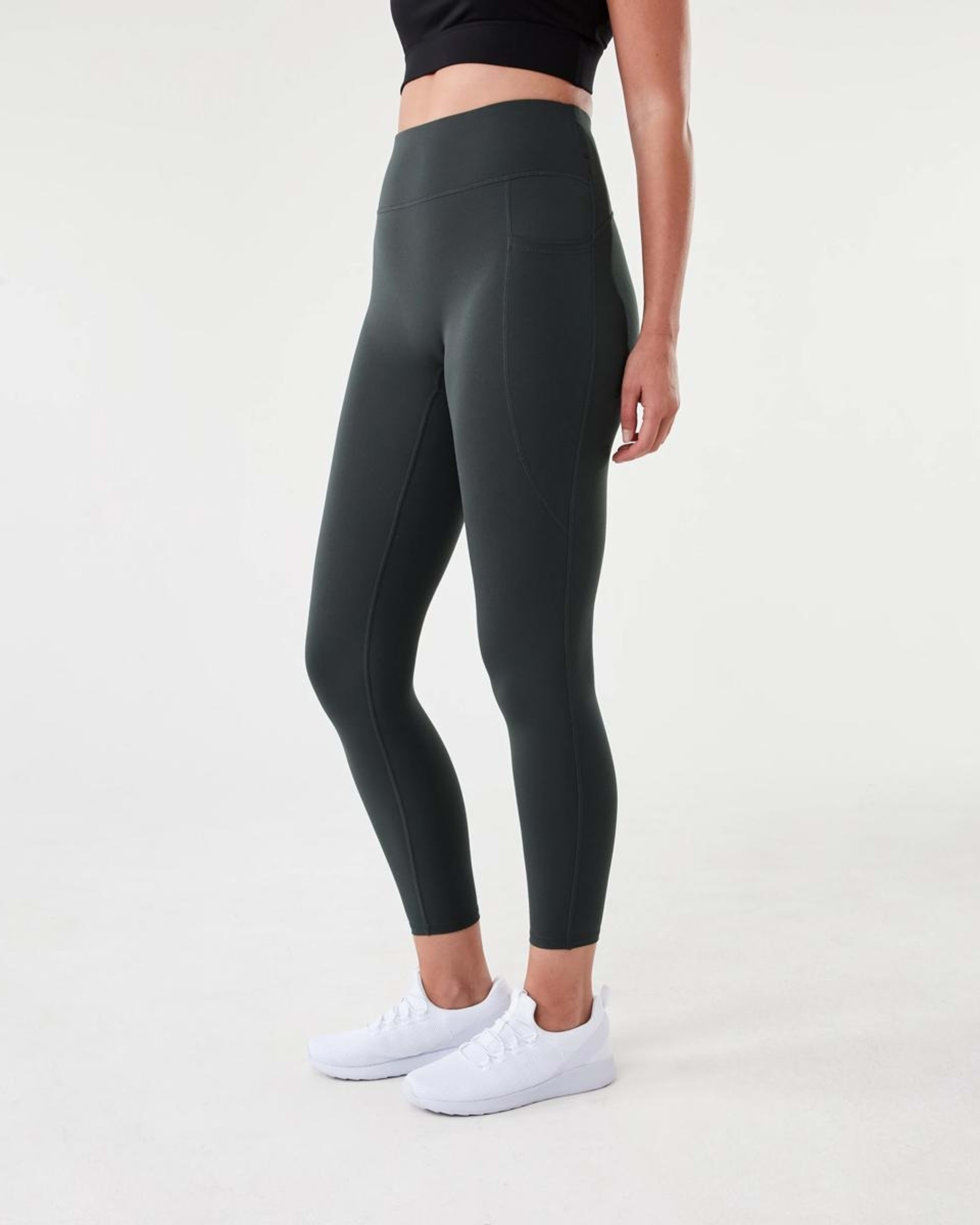 2 Active Womens Ultrasoft Leggings DISTANT GREY, 2 of 6