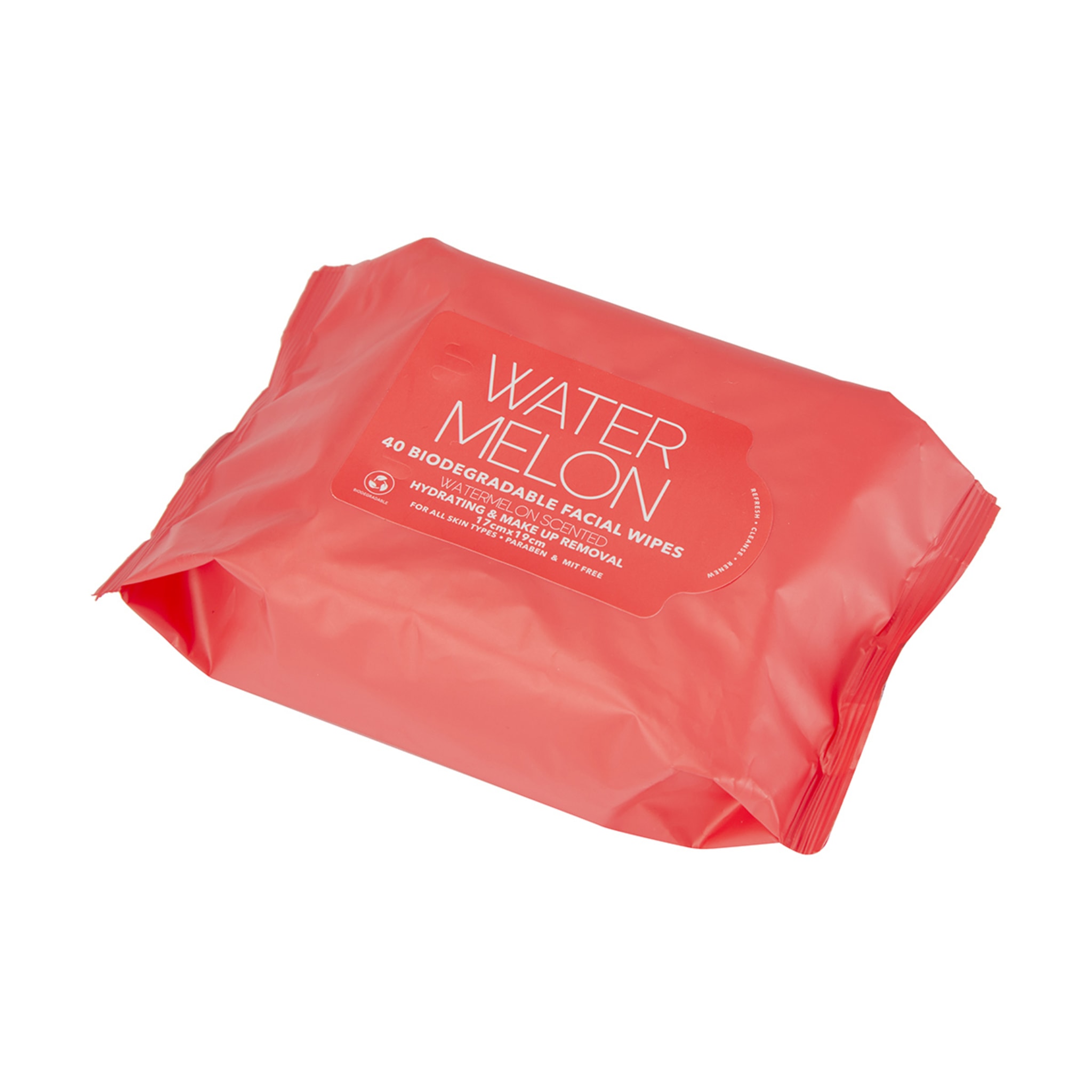 40 Pack Hydrating & Makeup Removal Biodegradable Facial Wipes