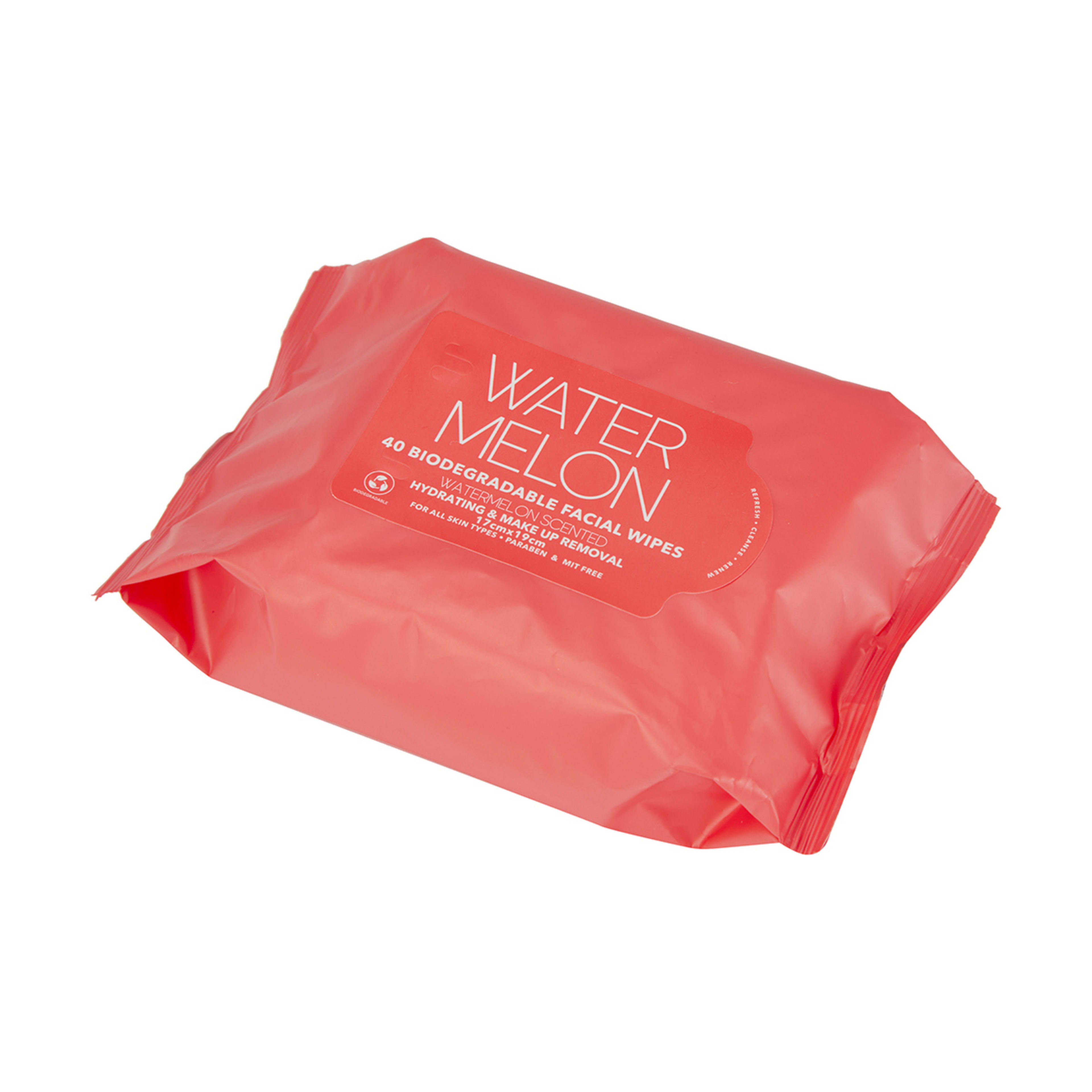 40 Pack Hydrating & Makeup Removal Biodegradable Facial Wipes