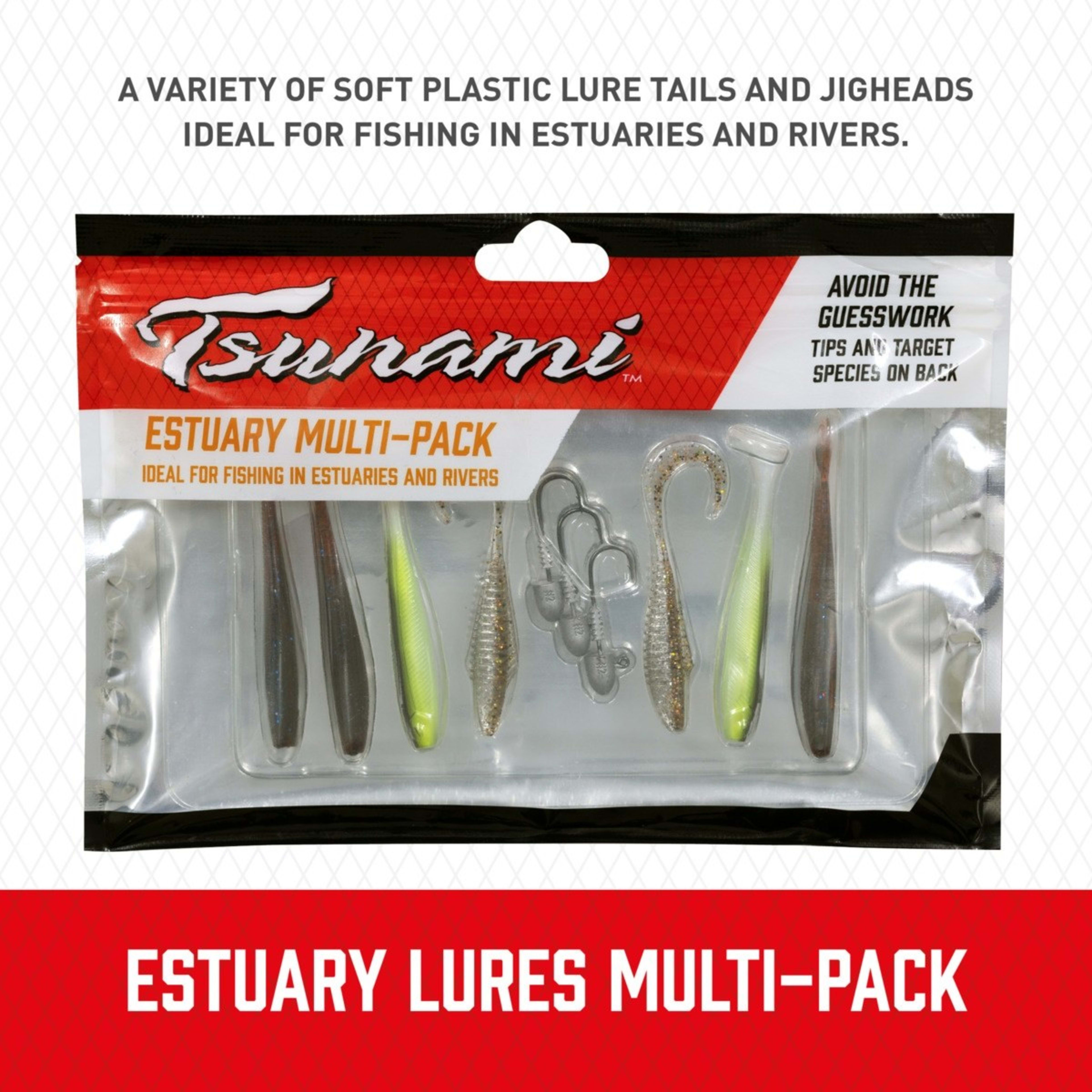 1 Tsunami Estuary Lures Multi Pack