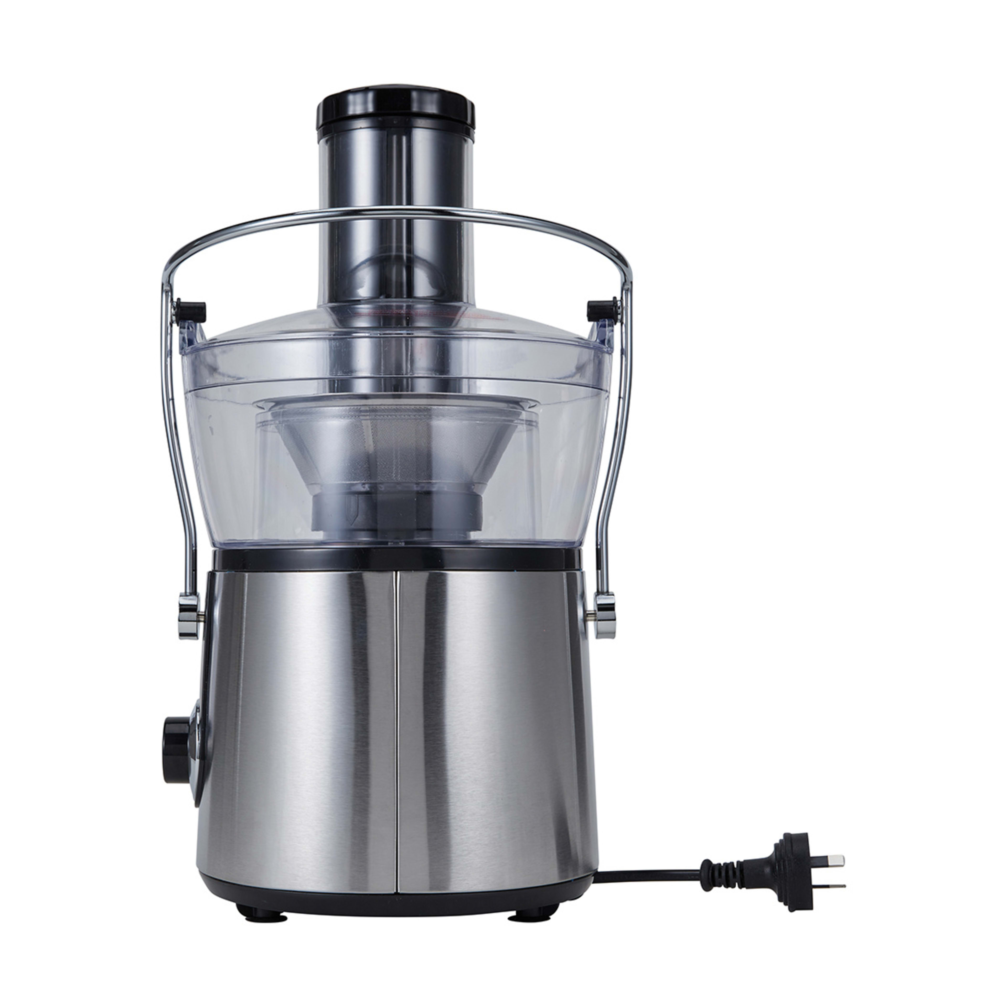 800ml Juicer Black and Silver Kmart