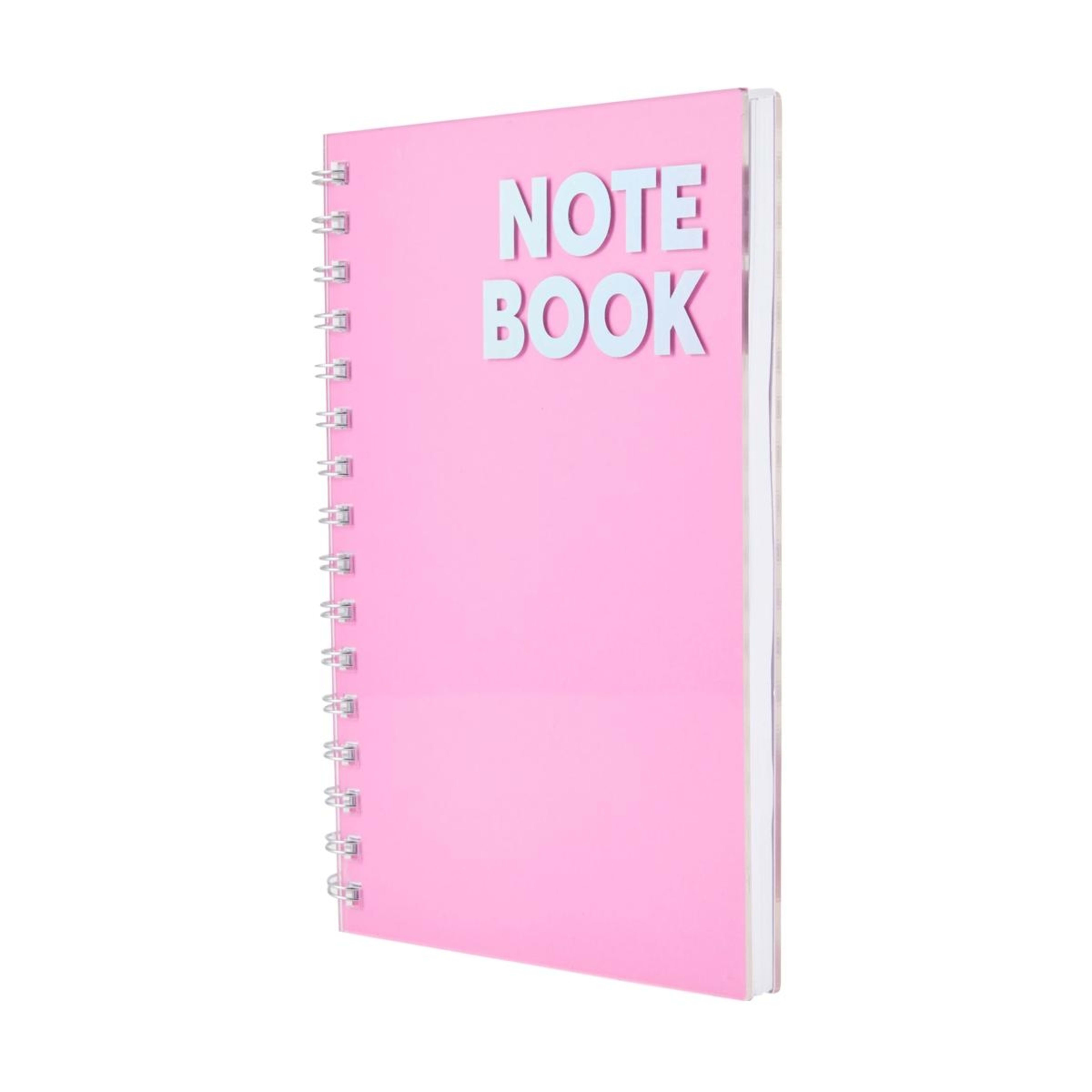 3 A5 Notebook - Pink, Acrylic, 3 of 4