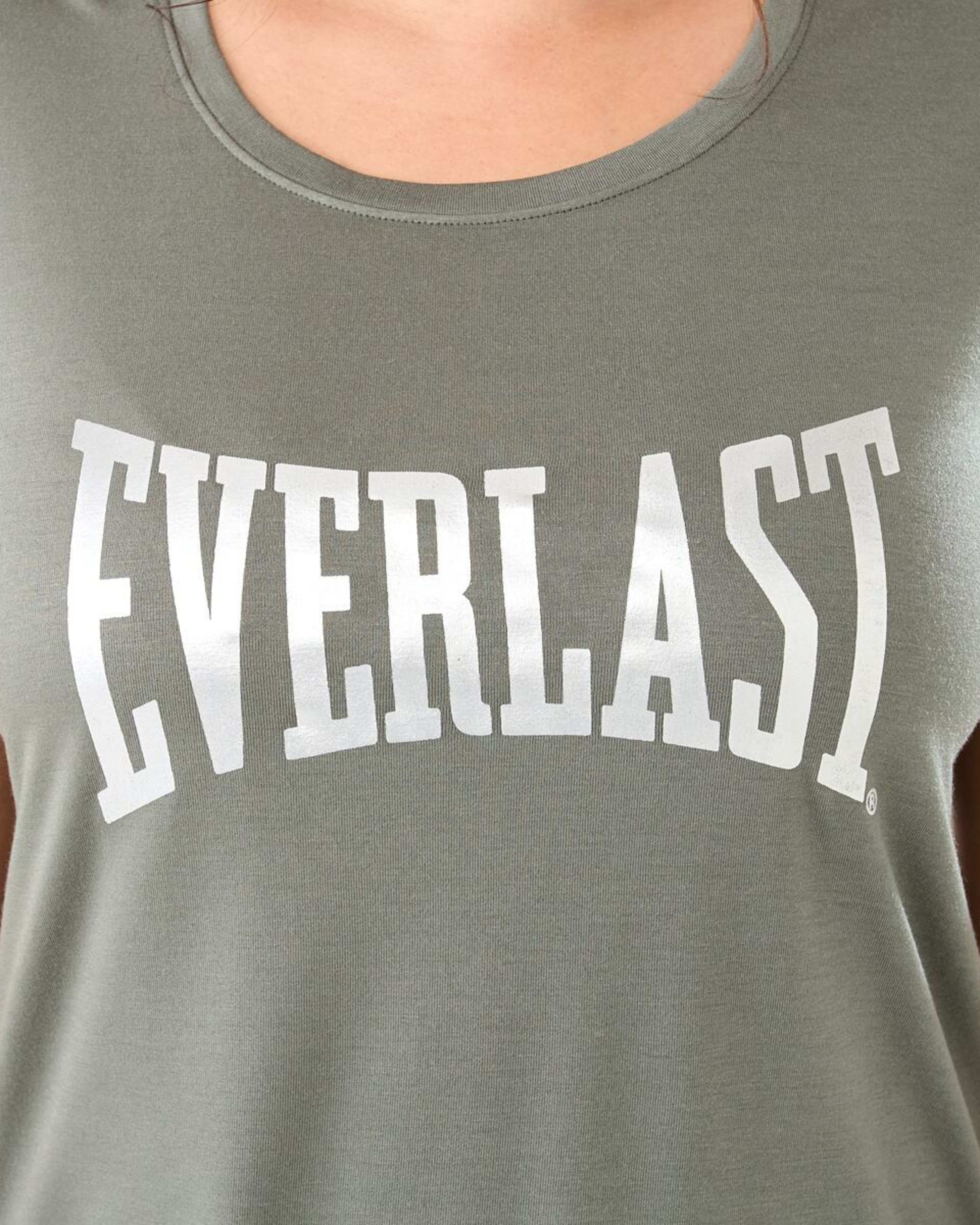 5 Everlast Womens Scoop Neck T-shirt Olive, 5 of 6