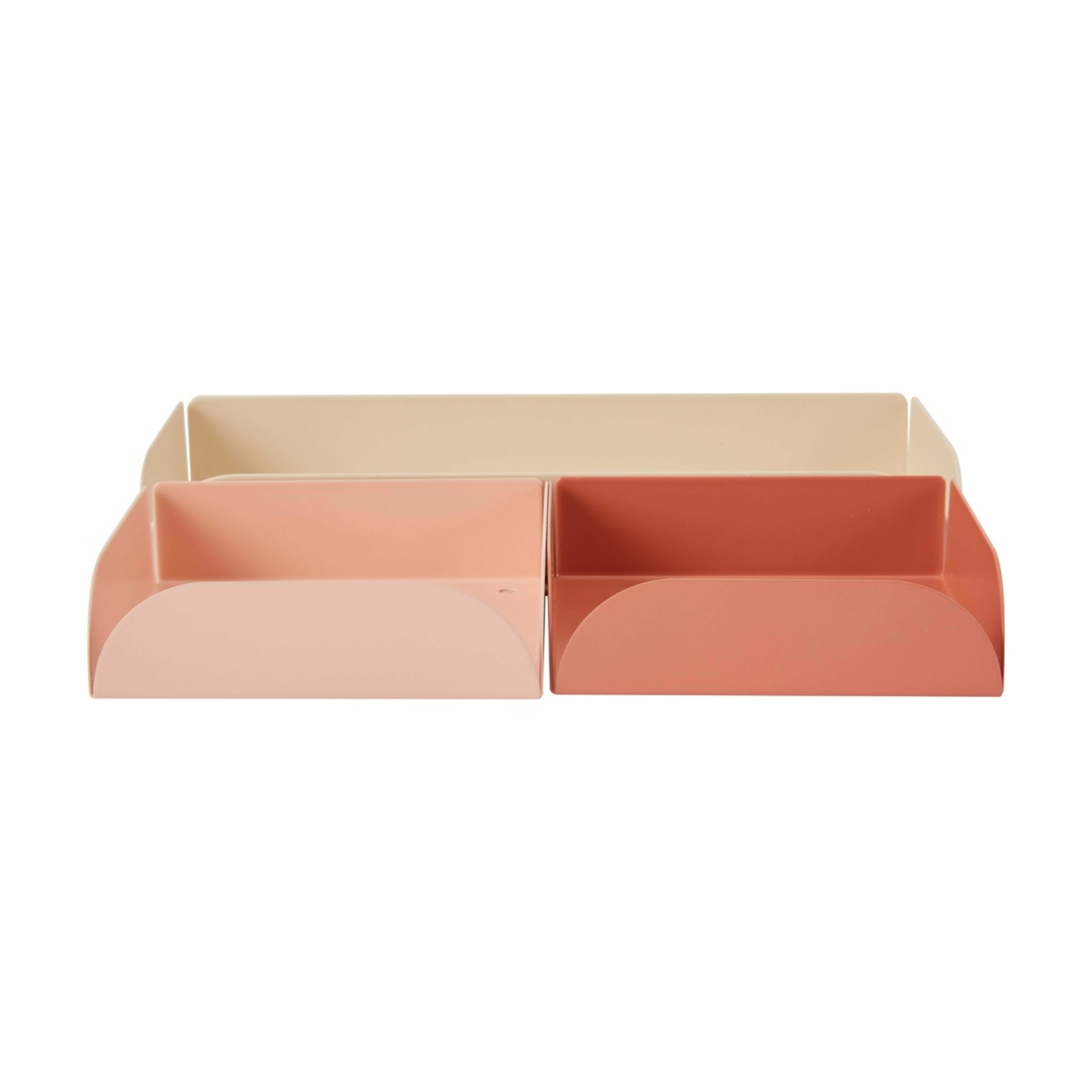 2 3 Piece Metal Desk Tray, 2 of 6