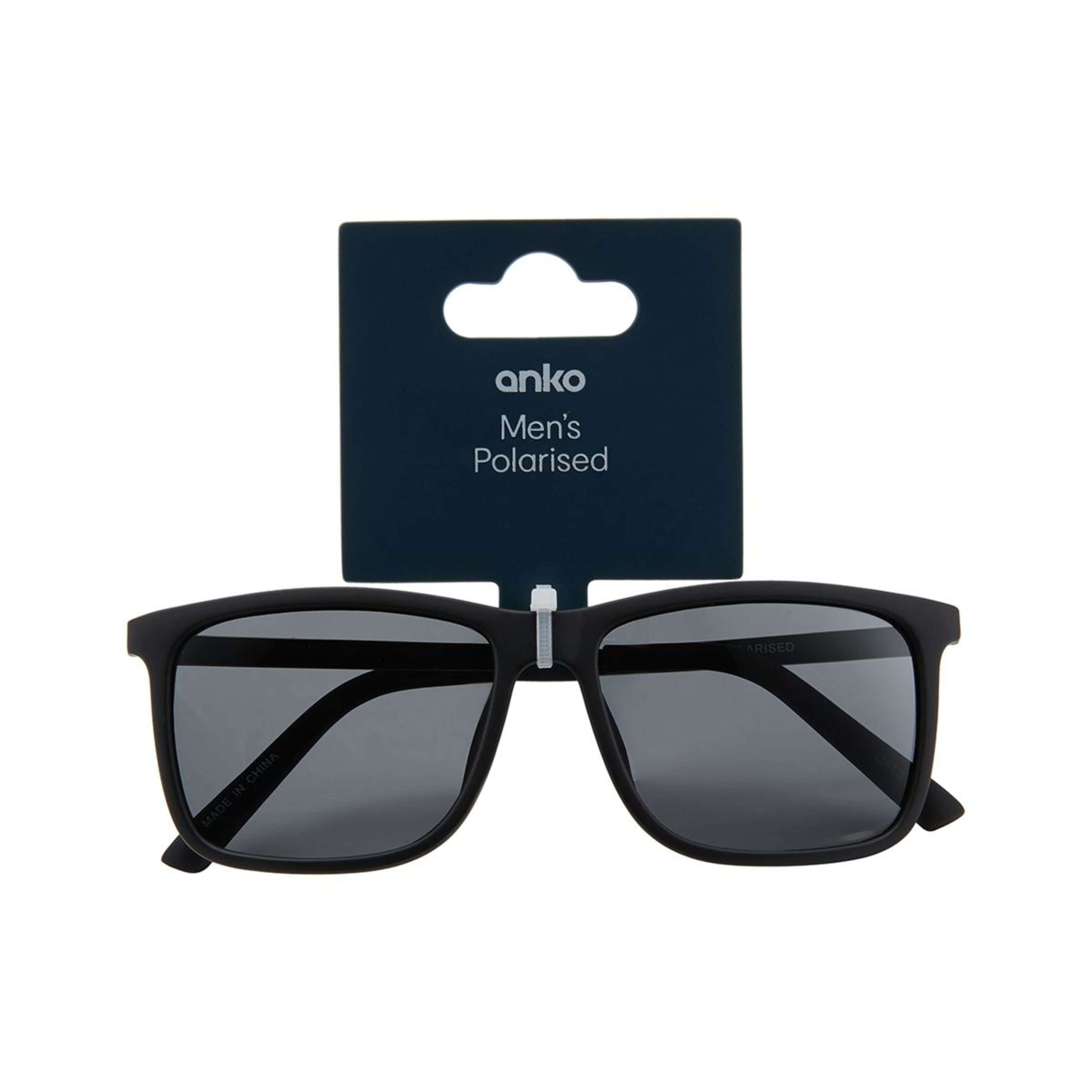 3 Mens Square Frame Sunglasses Black, 3 of 3