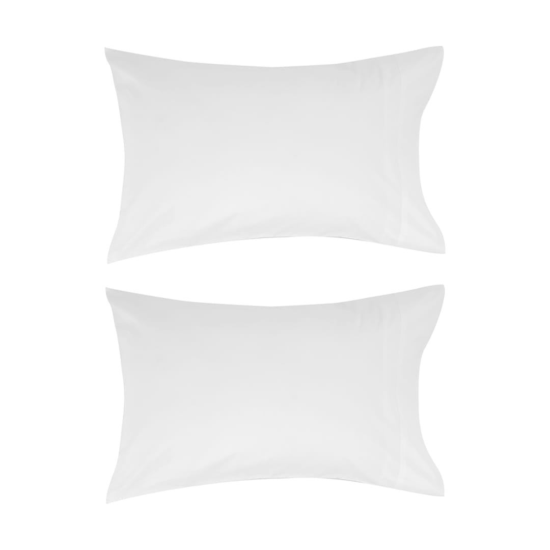 2 Pack 500 Thread Count Australian Grown Cotton Standard Pillowcases