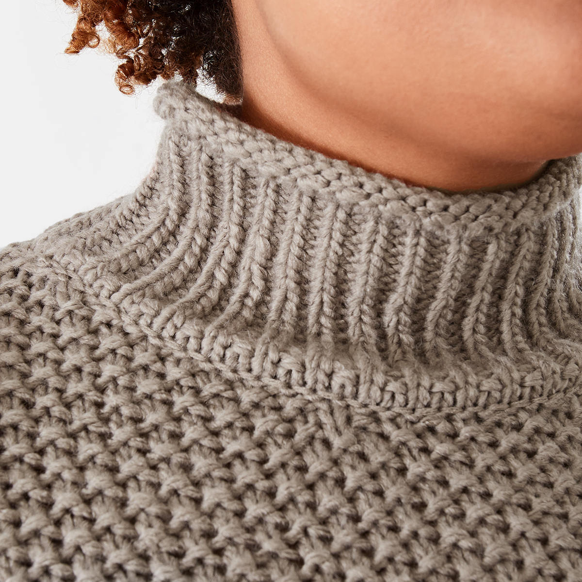 Curve Cosy Funnel Neck Knit Jumper Kmart