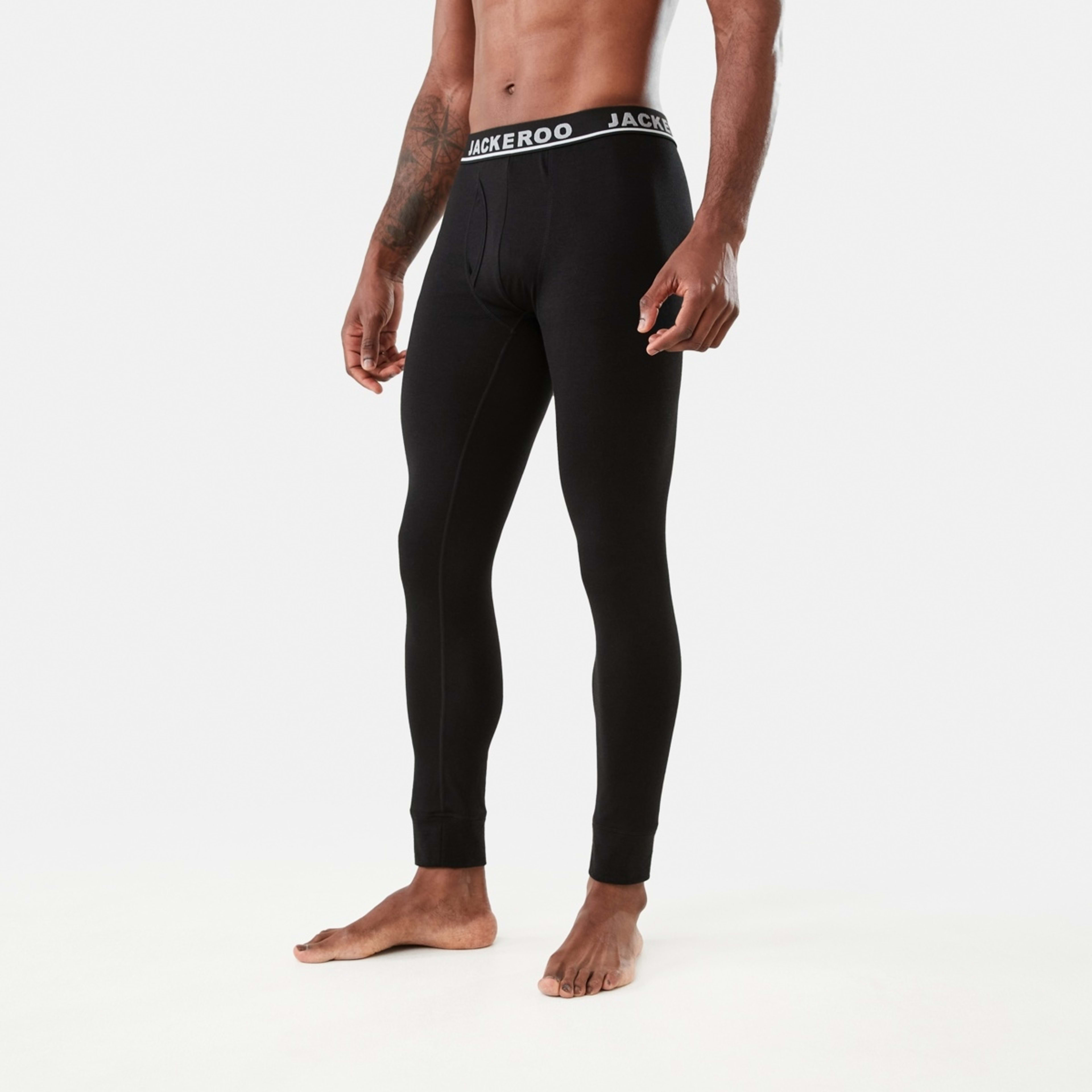 2 Long Leg Thermal Pants Black, 2 of 5