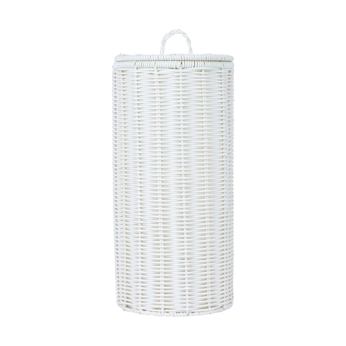 White Rattan Look Toilet Roll Holder Kmart