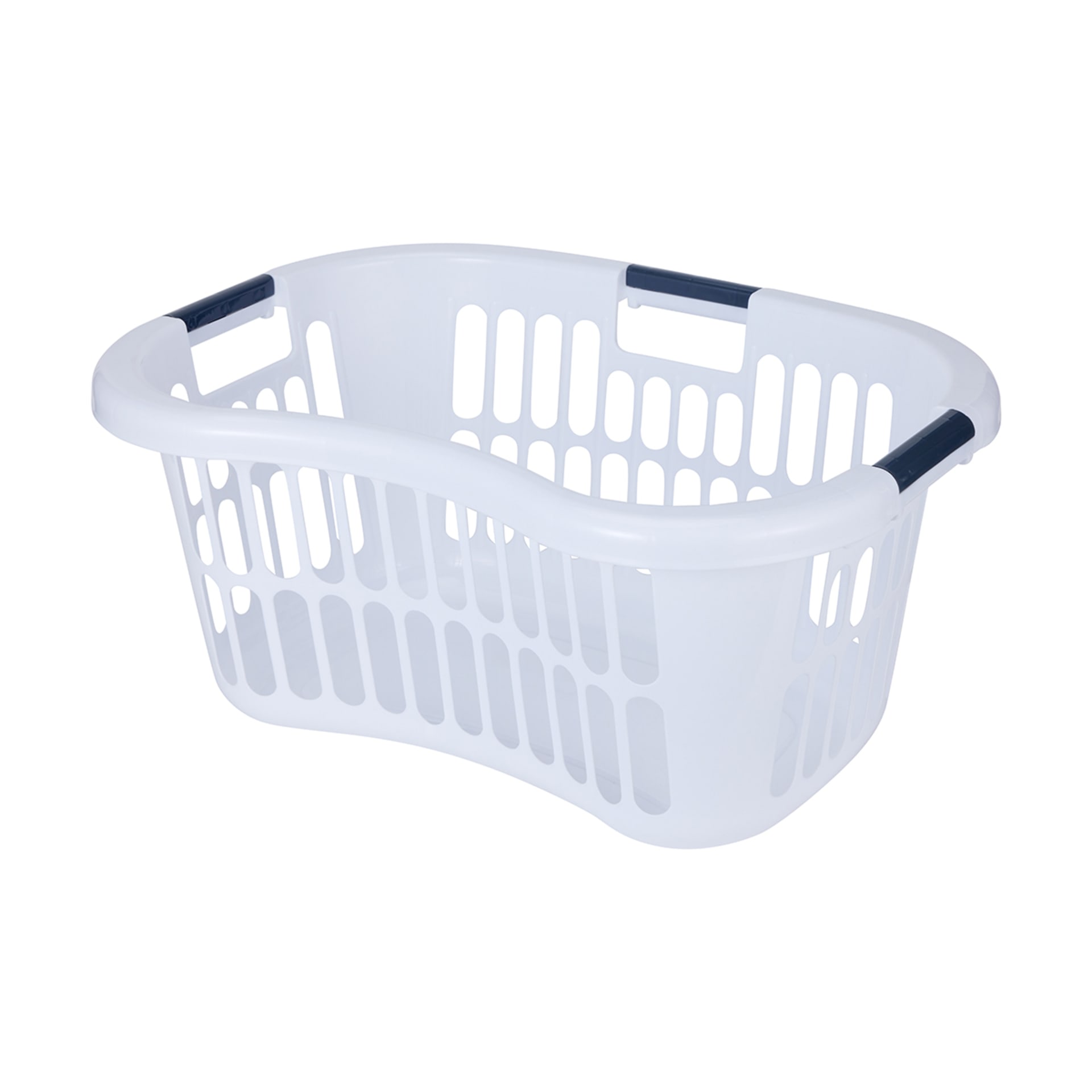 Hip Hugger Laundry Basket White Kmart