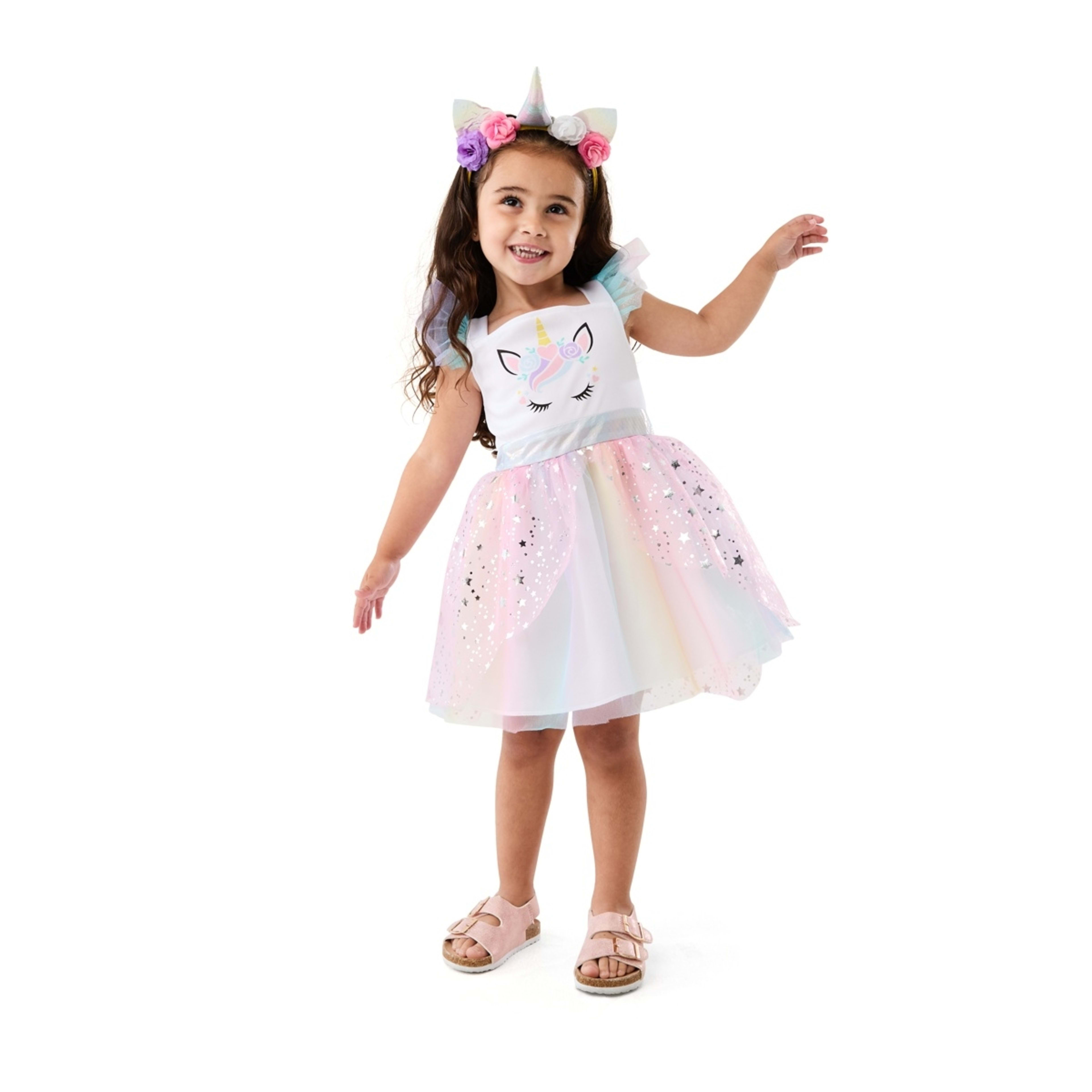 1 Unicorn Costume - Ages 2-3