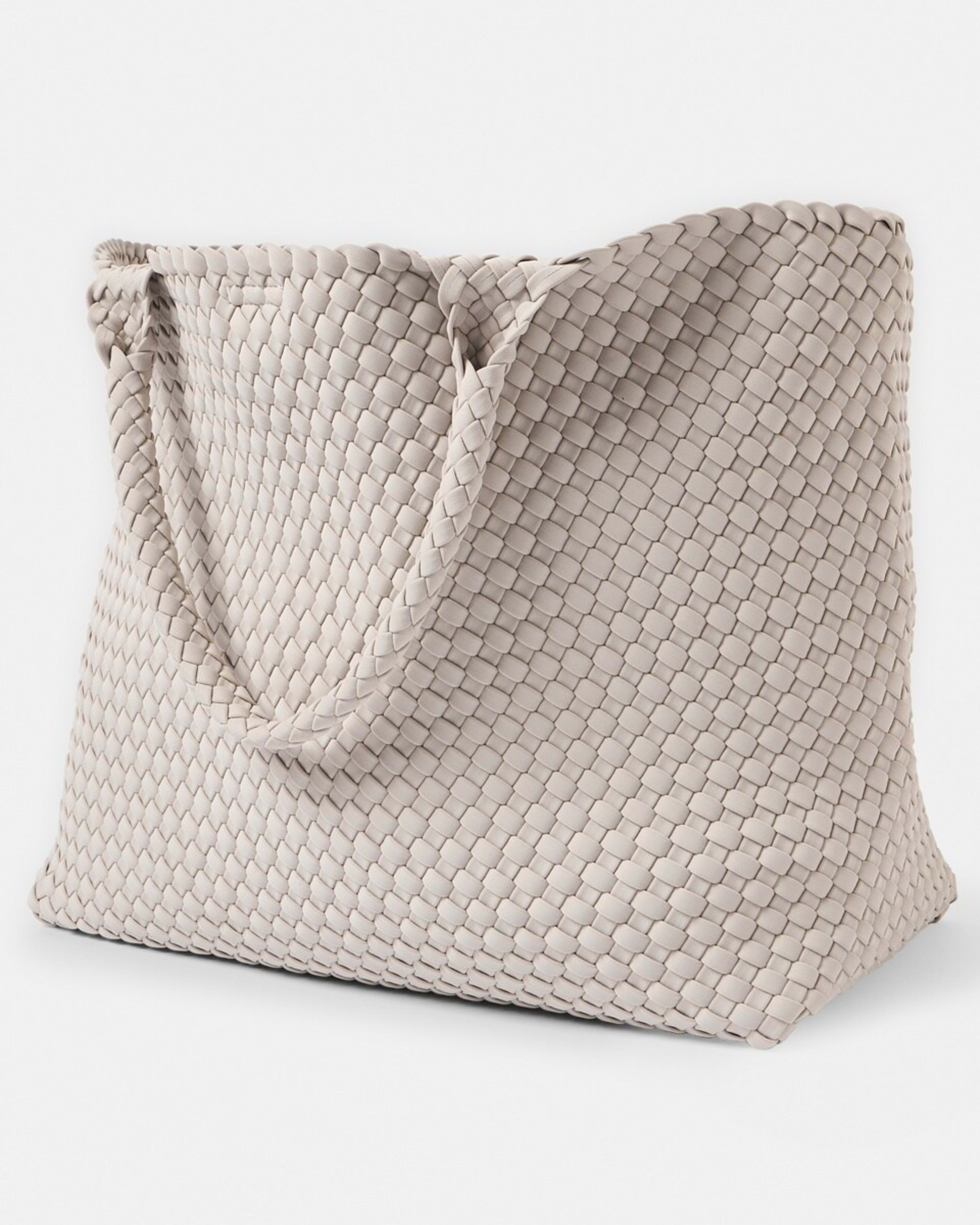 2 Weave Tote Bag SMOKEY TAUPE, 2 of 6