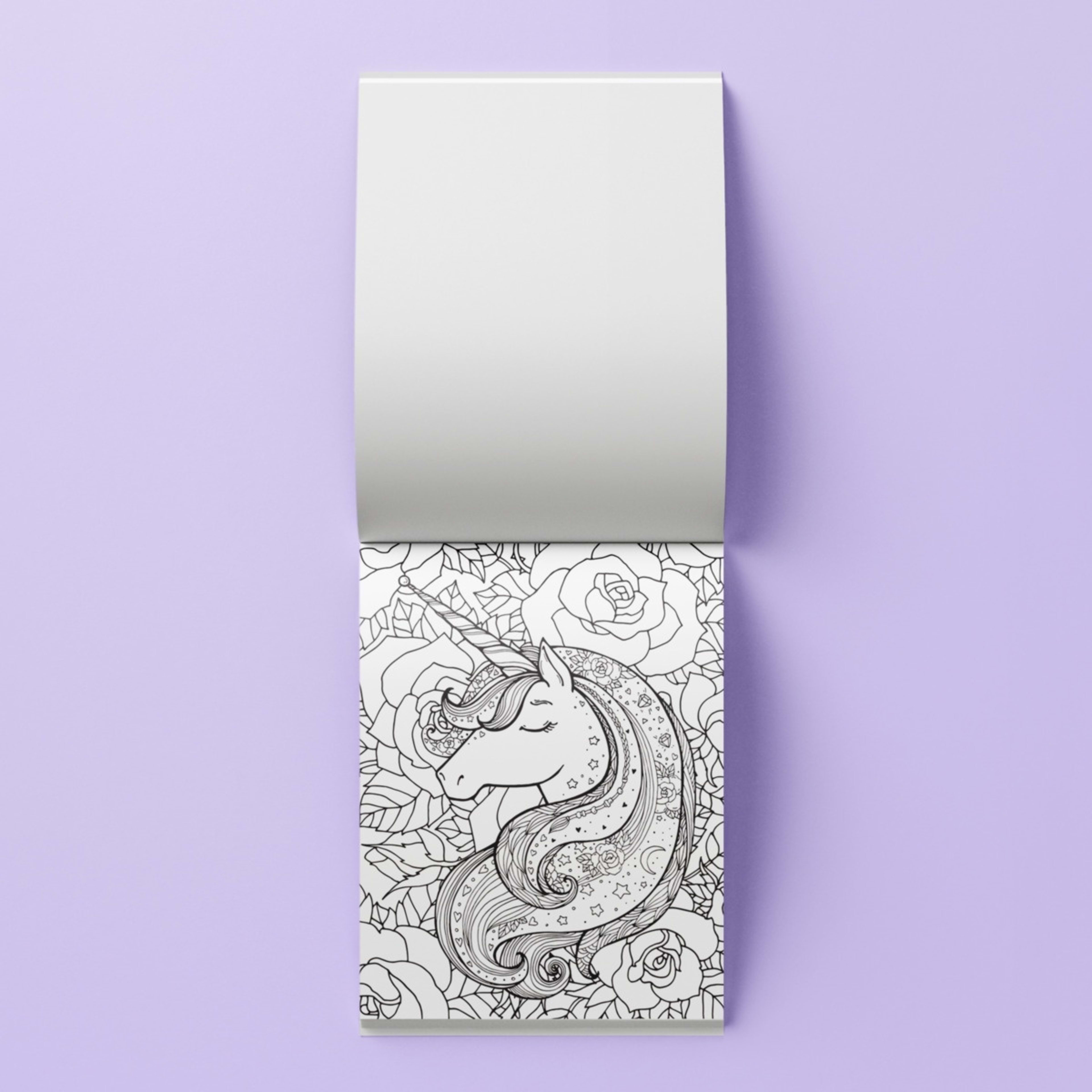 Kaleidoscope Rainbow Unicorns Colouring Kit - Book - Kmart