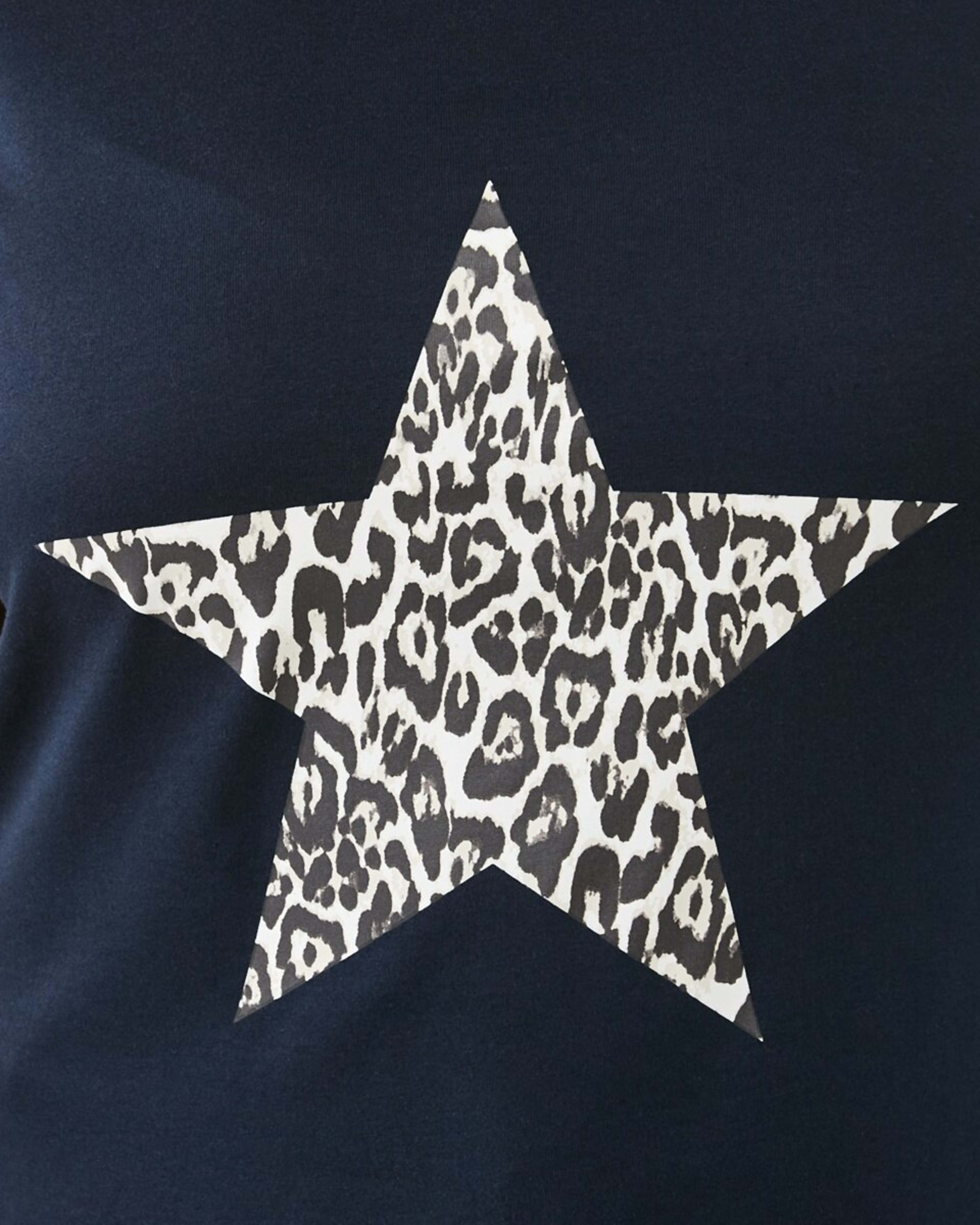 5 Curve Short Sleeve Basic Print T-shirt Leo Star N, 5 of 5