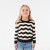 Wave Crochet Knit Black