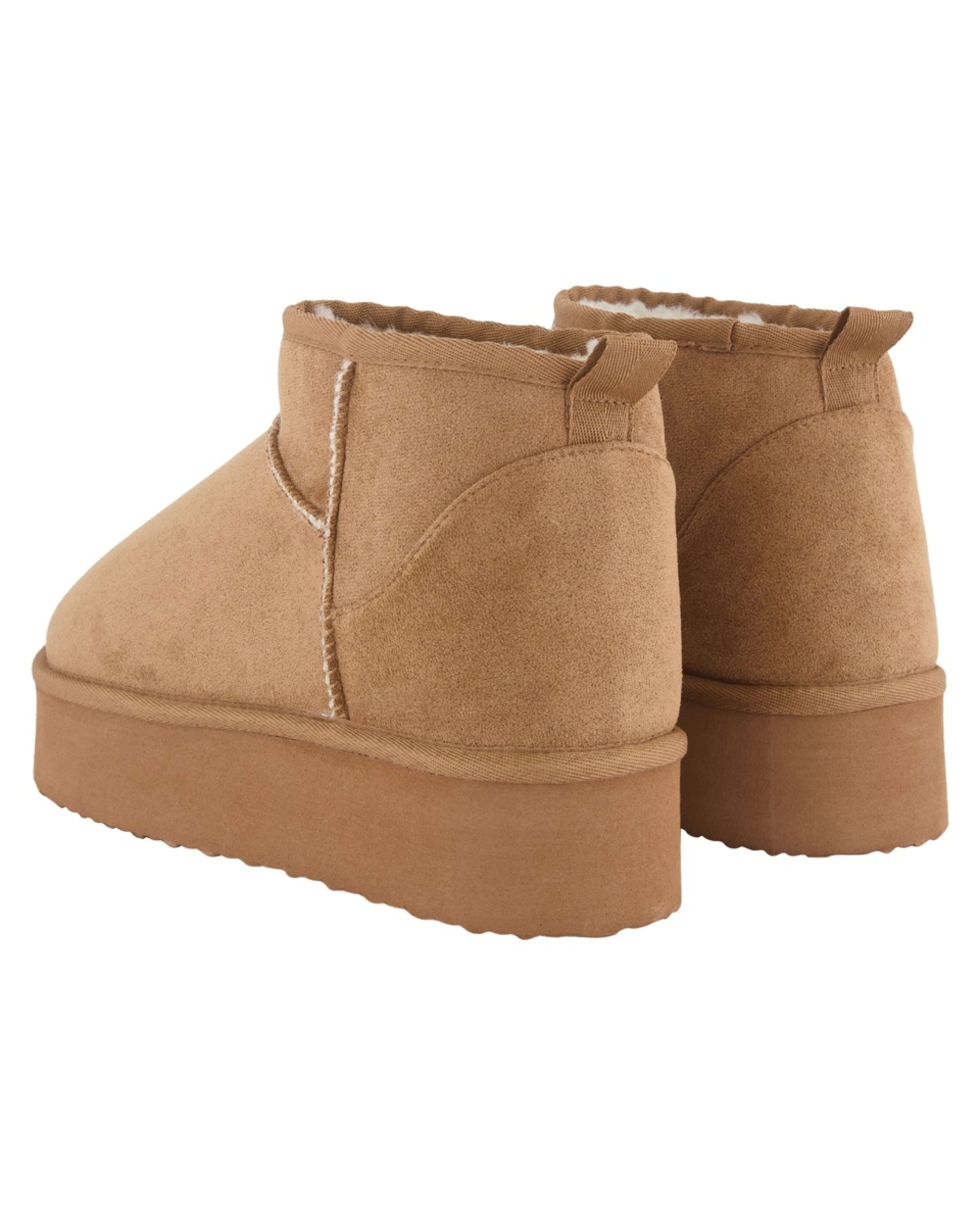 3 Trendy Platform Boots Chestnut, 3 of 3