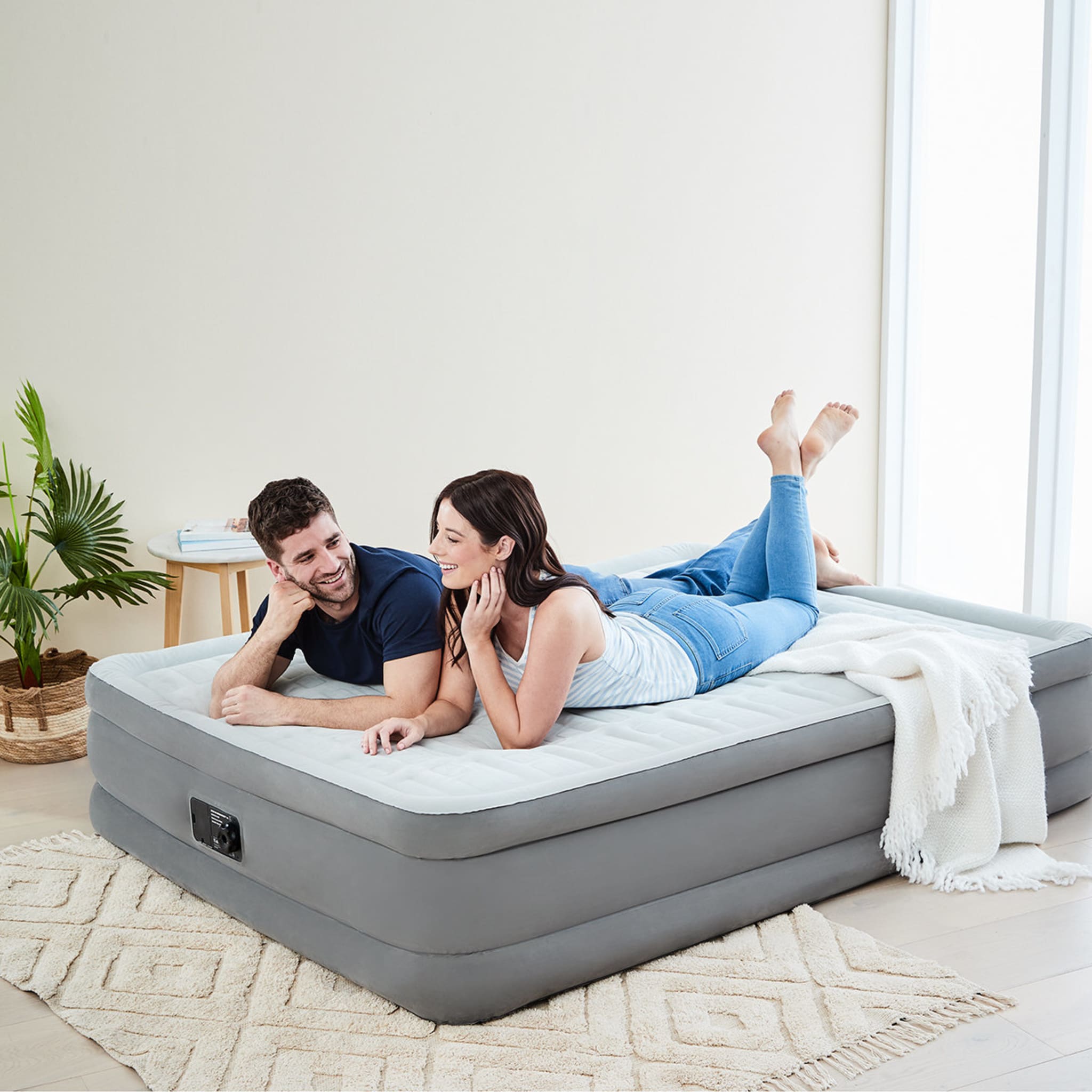 Deluxe Queen Air Bed with BuiltIn Pump Kmart