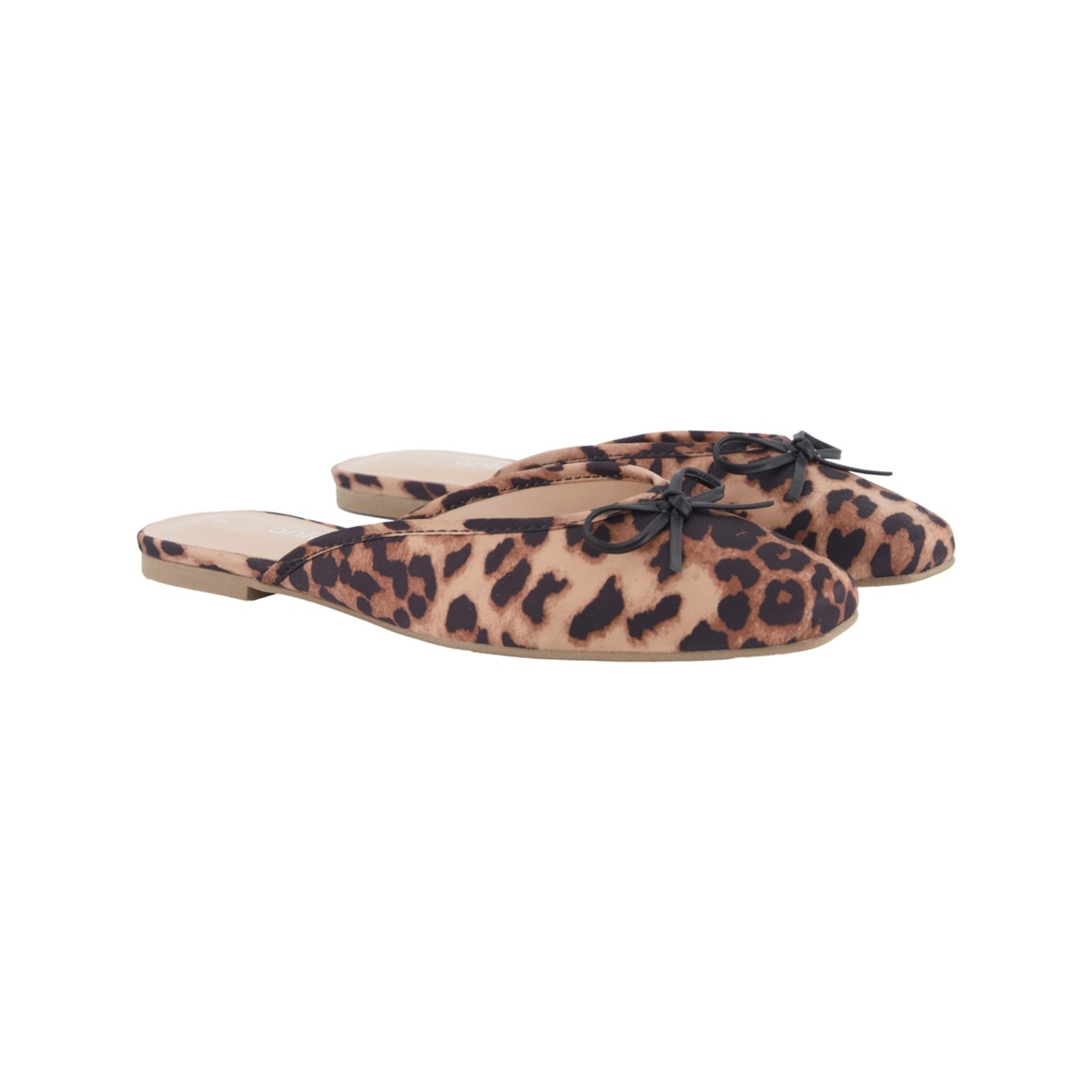 2 Ballet Flat Mules Leopard Natural, 2 of 3