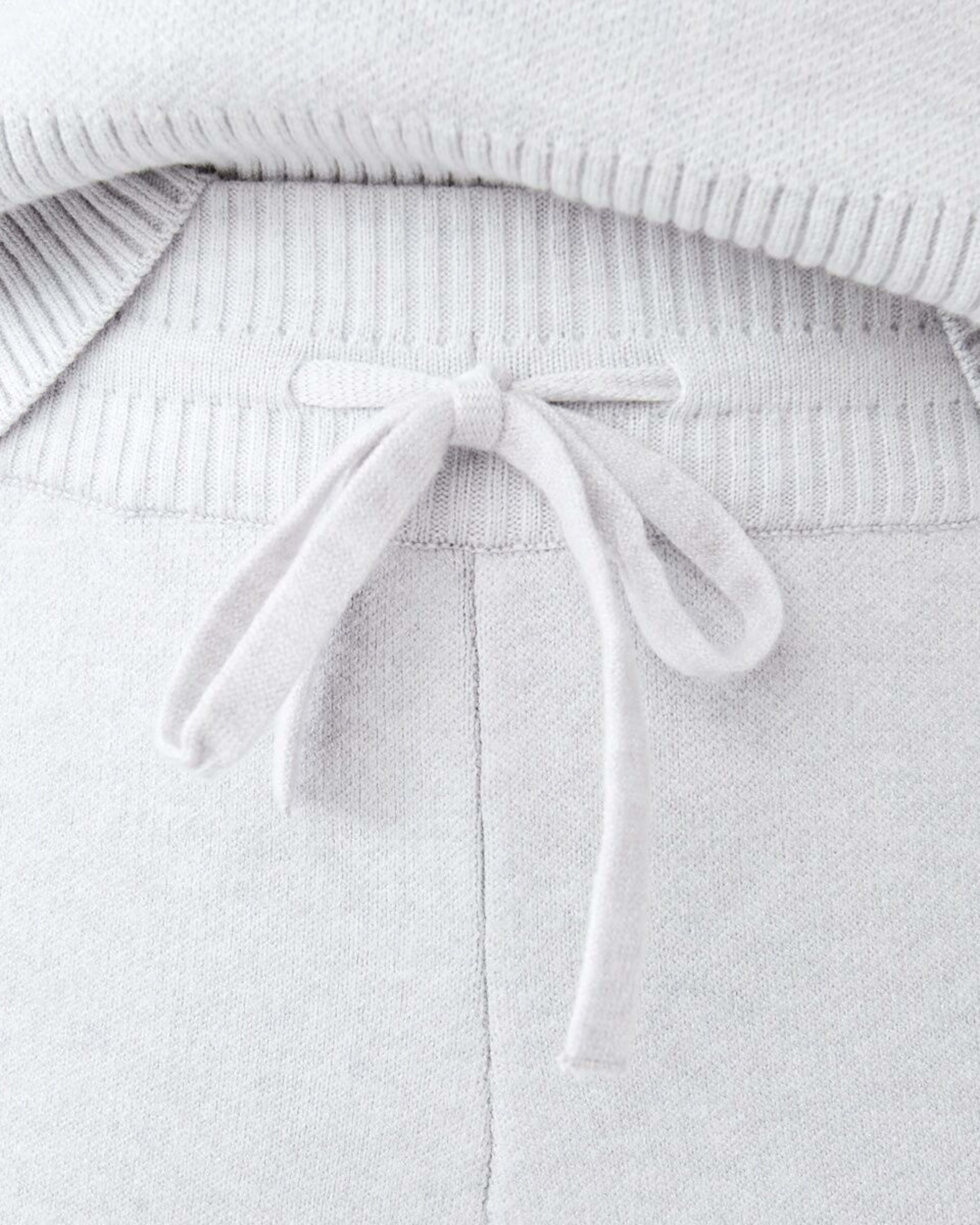 3 Bonded Knit Pants Light Grey Marle, 3 of 7