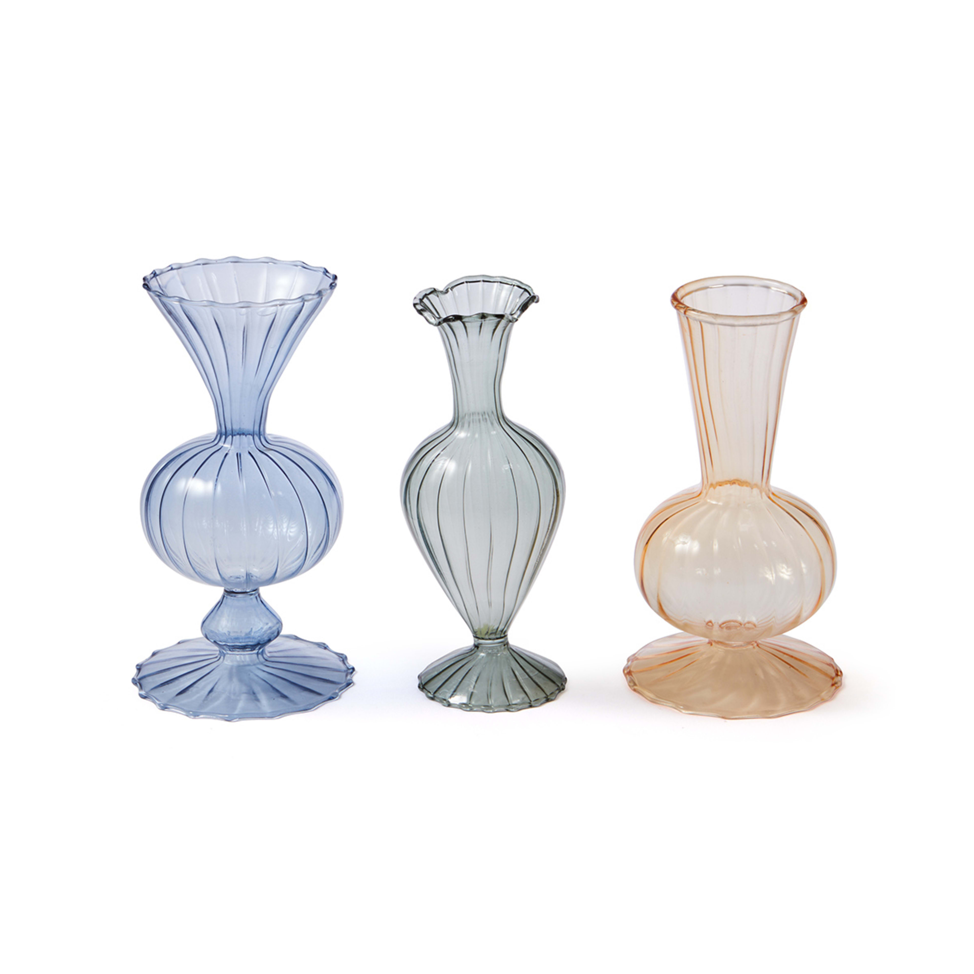 3 Pack Glass Vases Kmart