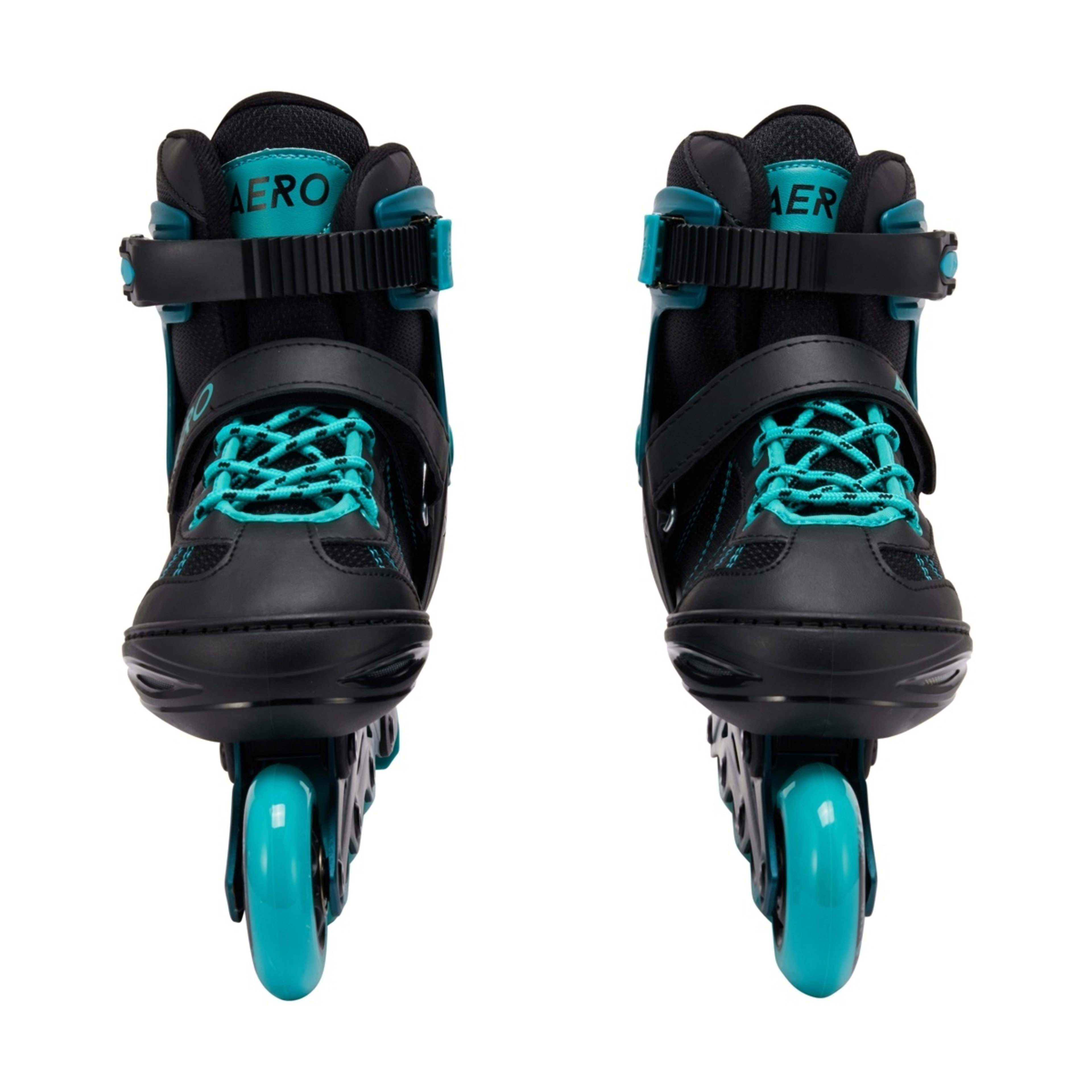 2 Inline Skates - Black and Teal, Size 5 to 7, 2 of 7