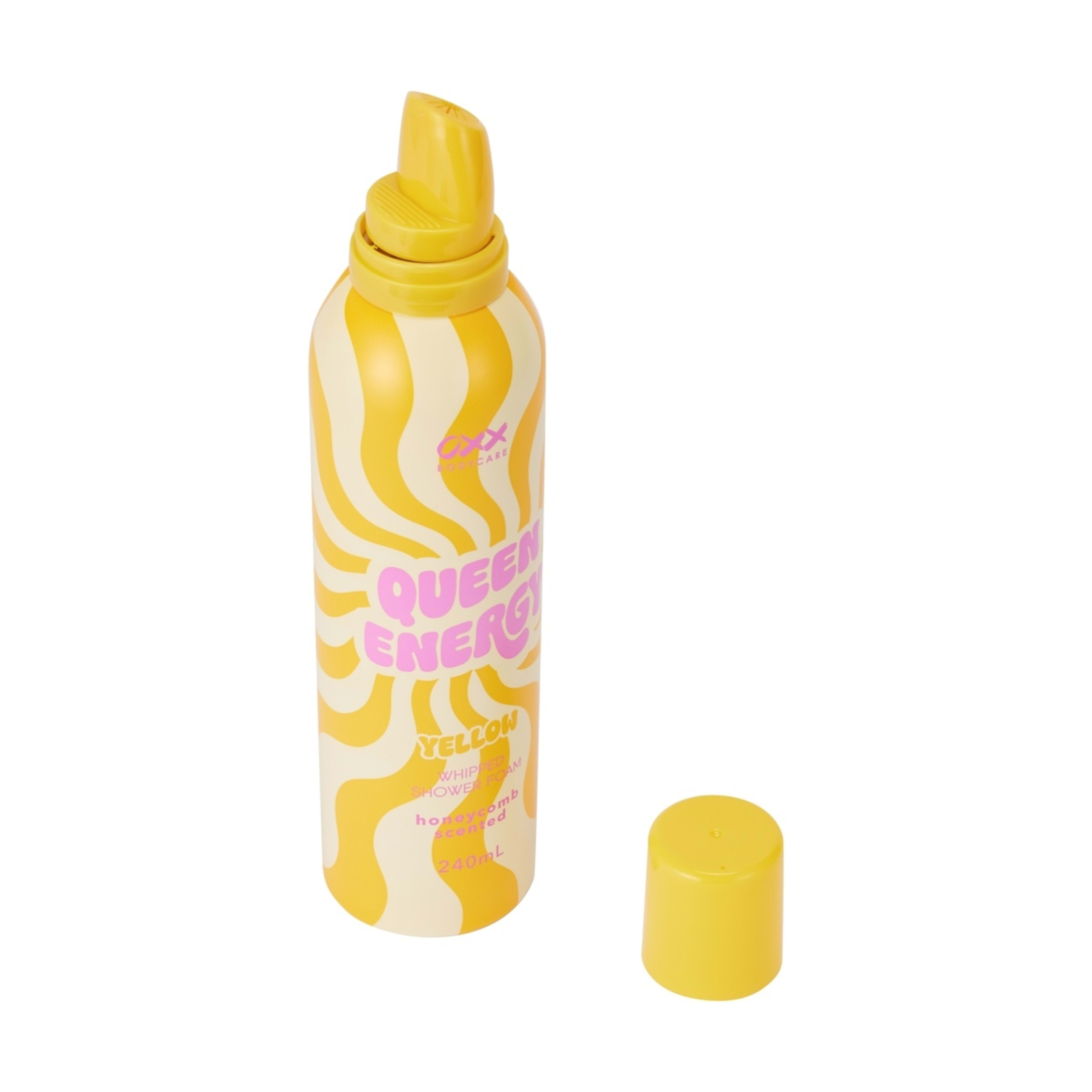 2 OXX Bodycare Queen Energy Yellow Whipped Shower Foam 240ml - Honeycomb Scented, 2 of 6