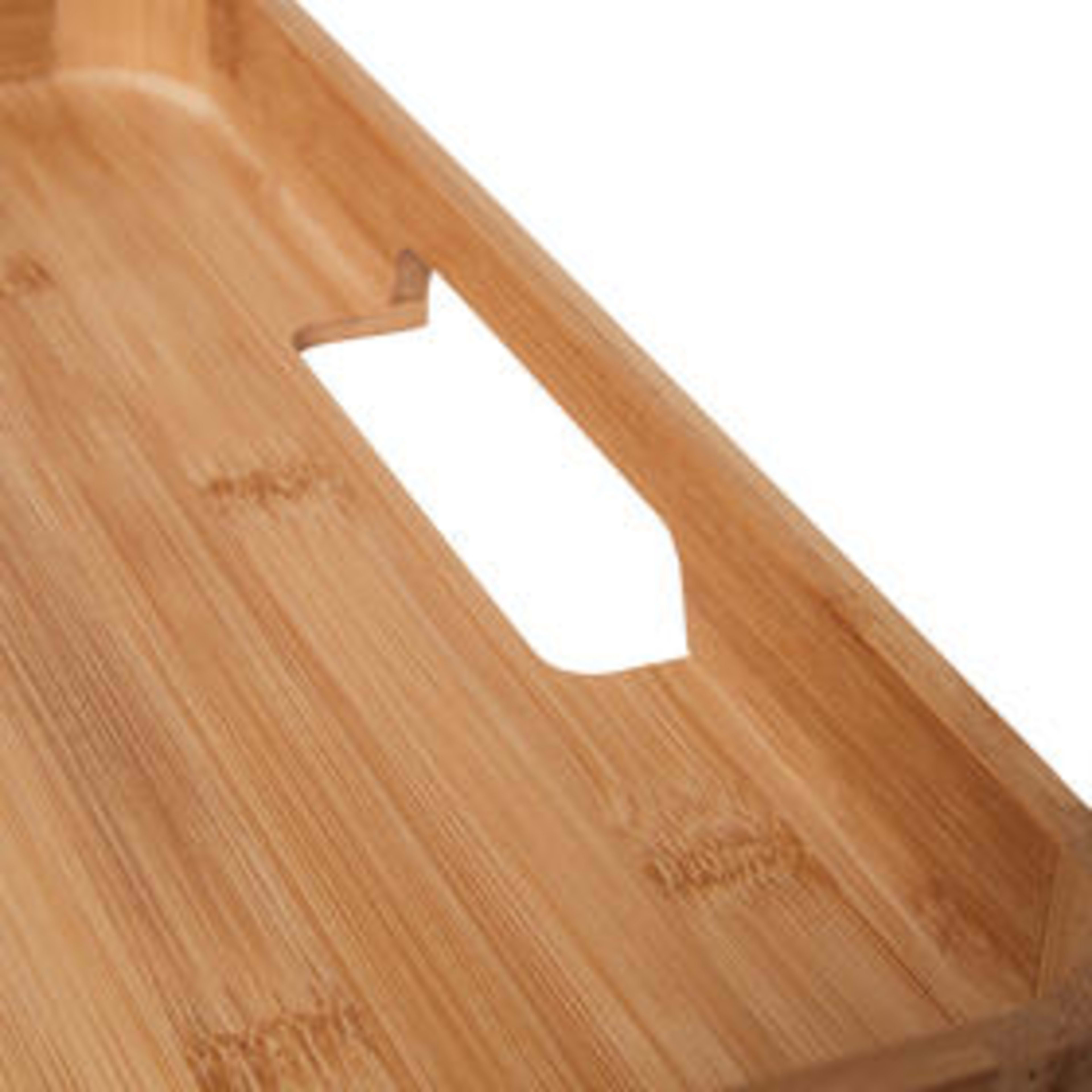 4 Bamboo Tray with Handles, 4 of 6