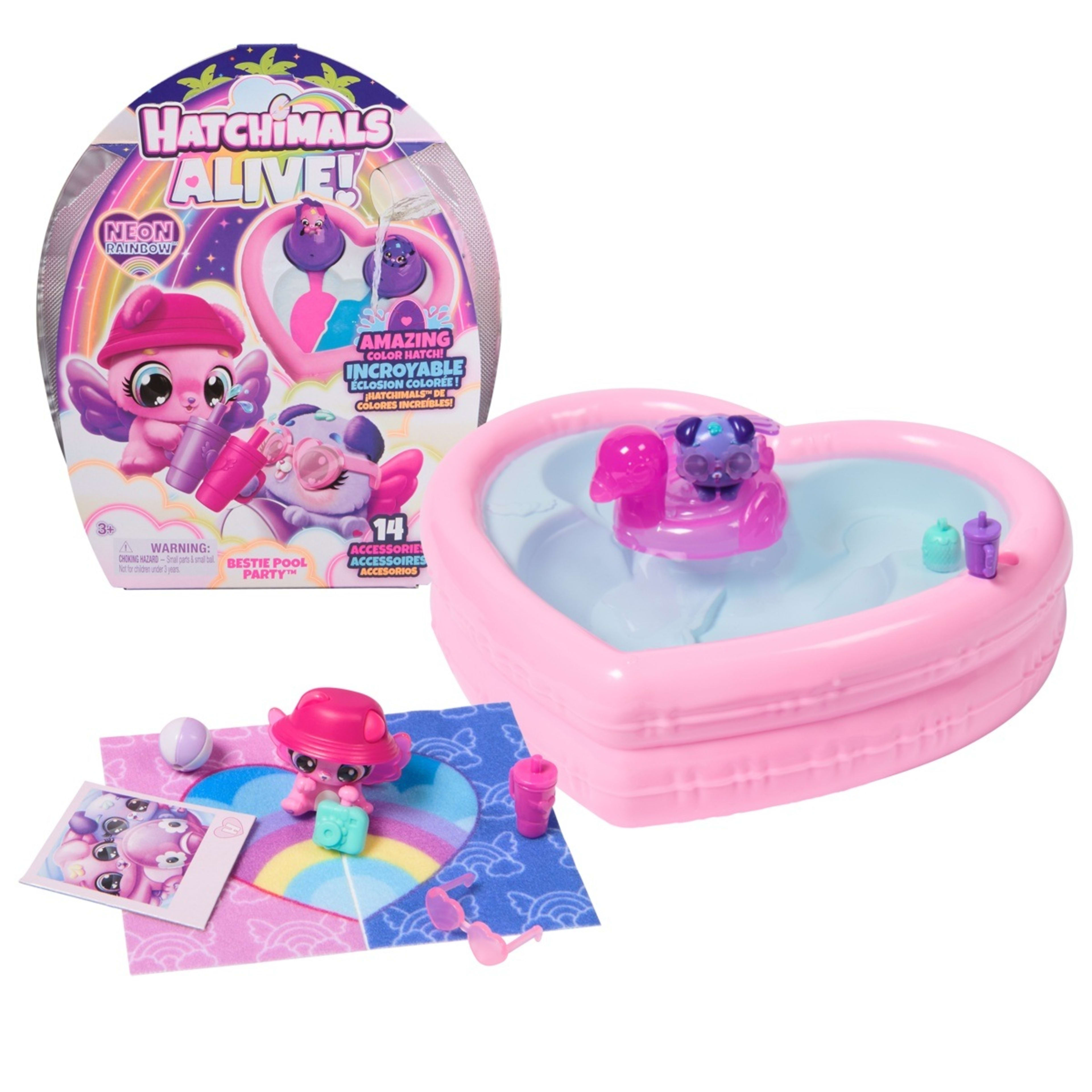 1 Hatchimals Alive! Bestie Pool Party Playset, 1 of 9