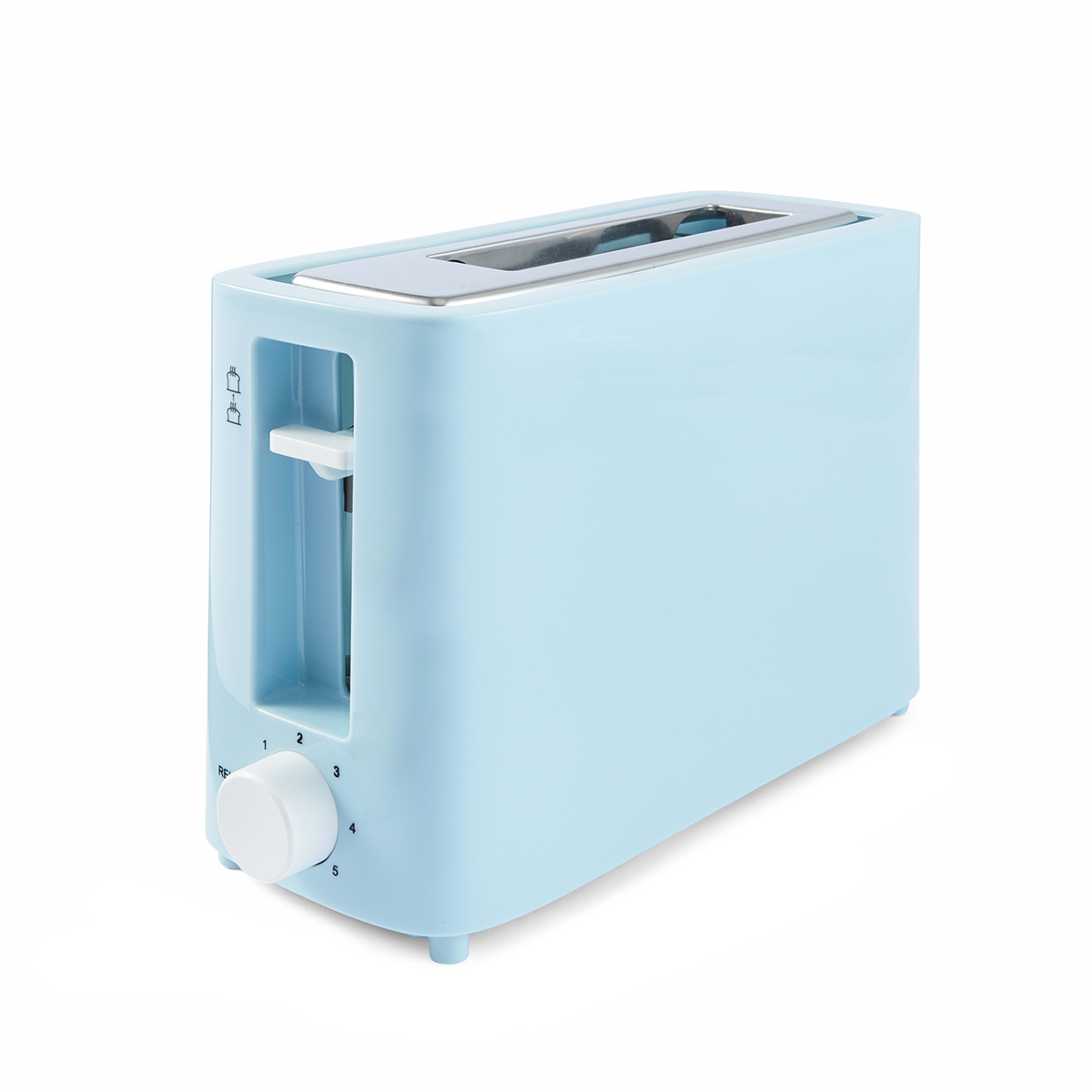 3 Mini Single Toaster - Blue, 3 of 8