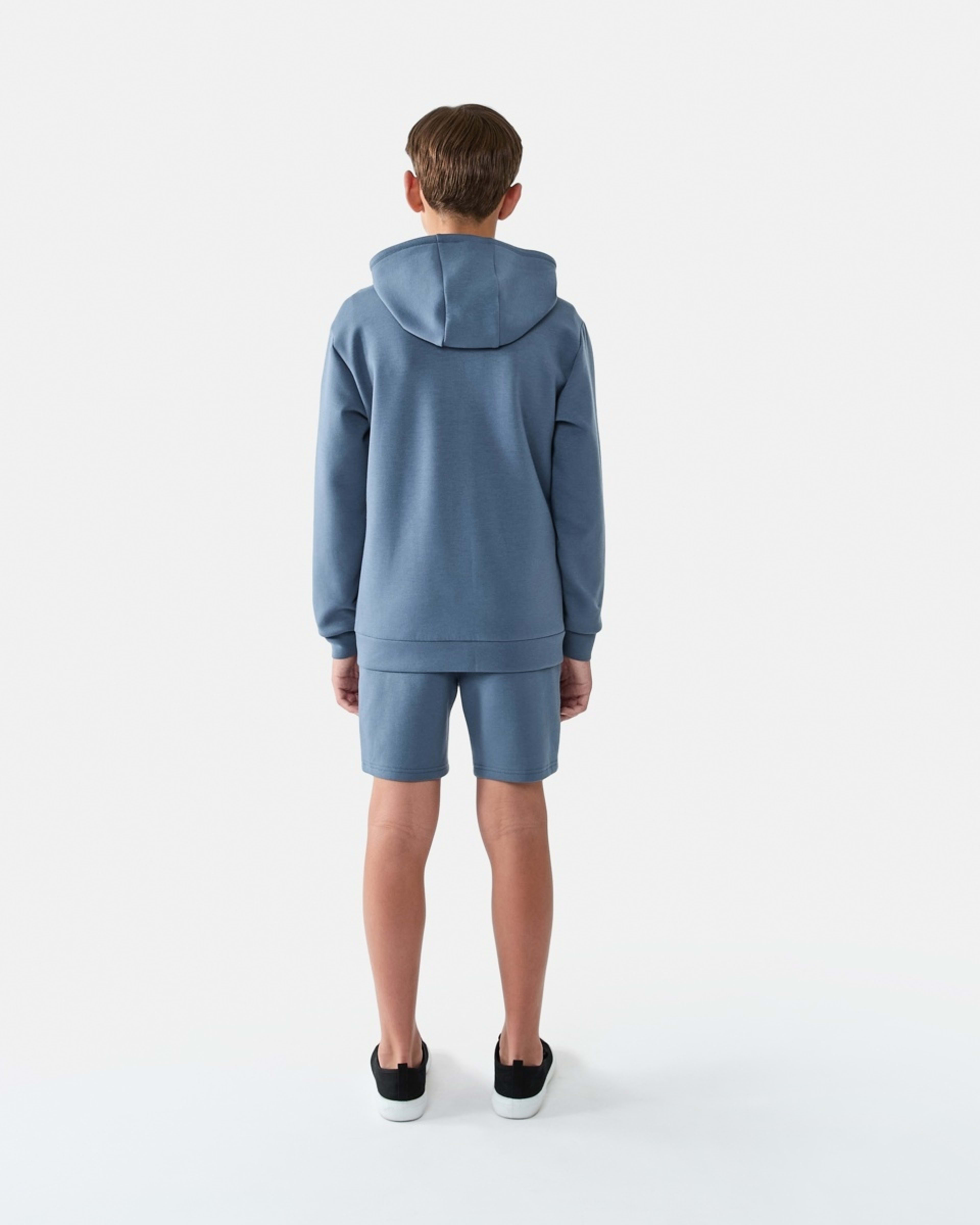 8 Active Kids Zip Through Hoodie Vintg Blue, 8 of 10
