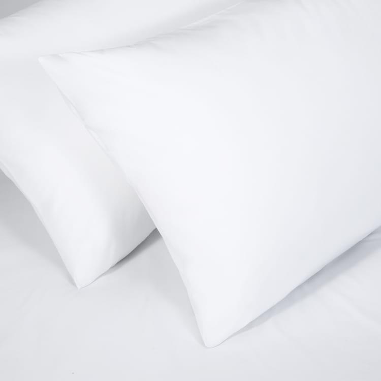 180 Thread Count Sheet Set Double Bed, White Kmart