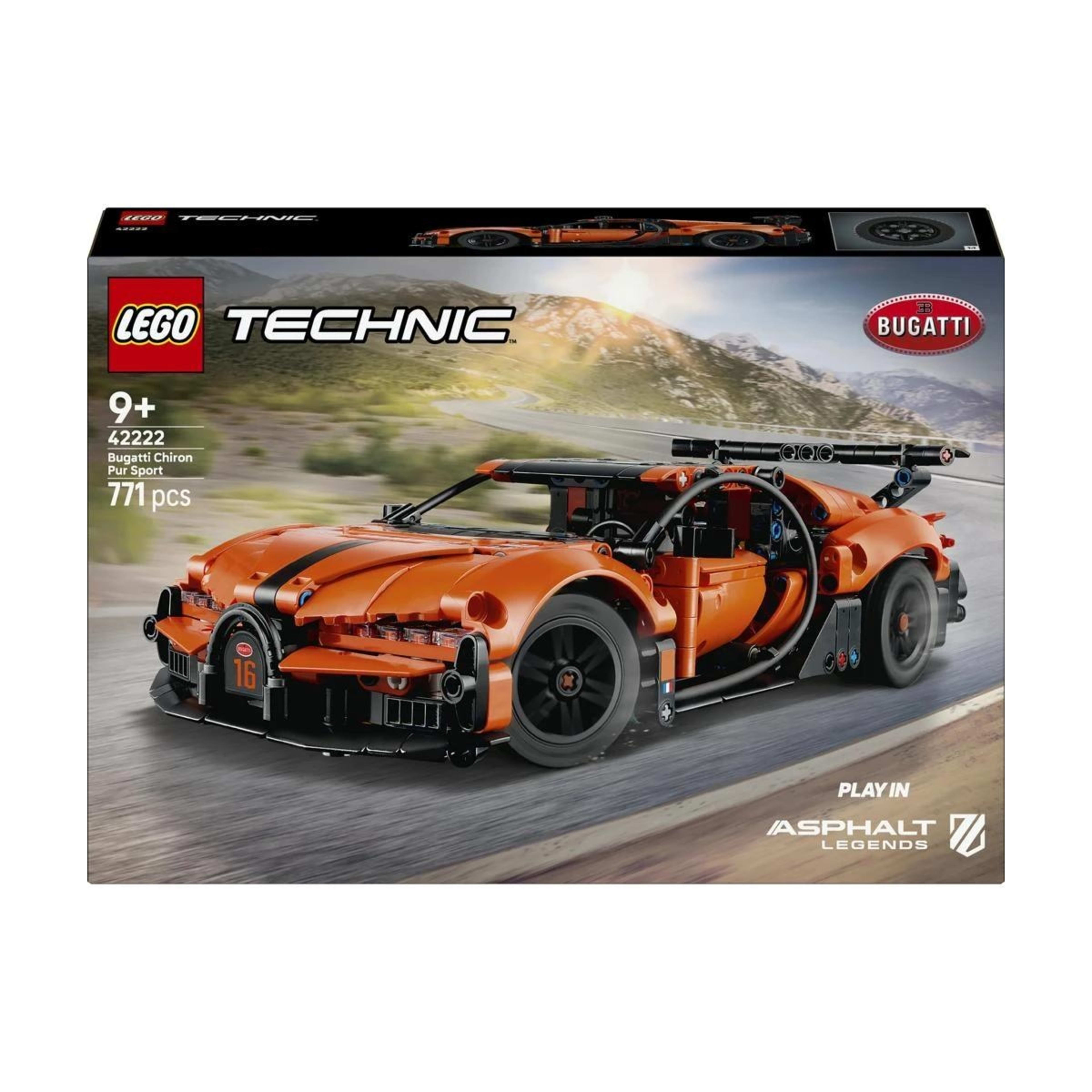 1 LEGO Technic Bugatti Chiron Pur Sport Hypercar 42222, 1 of 10