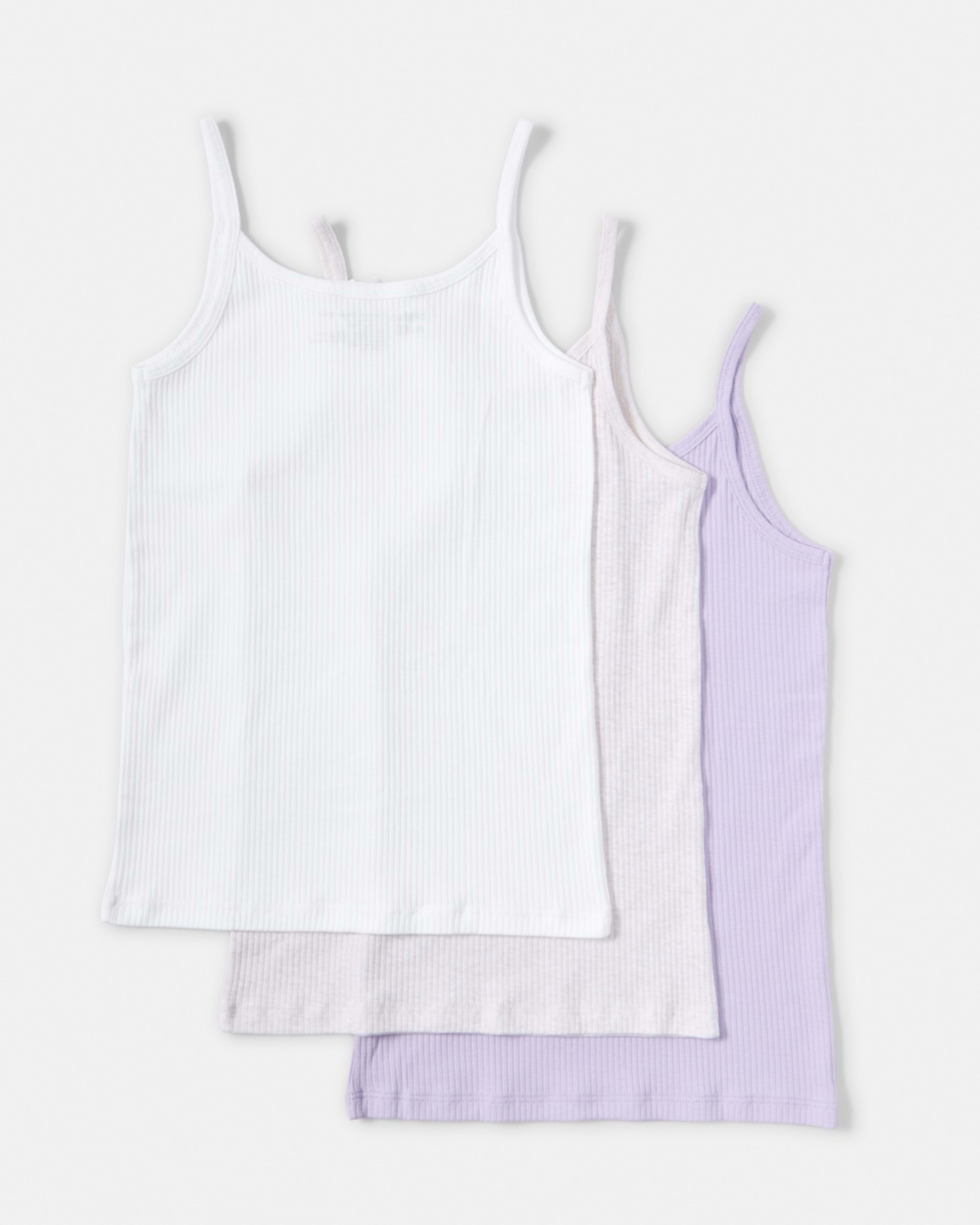 2 3 Pack Super Soft Singlets Purple, 2 of 9