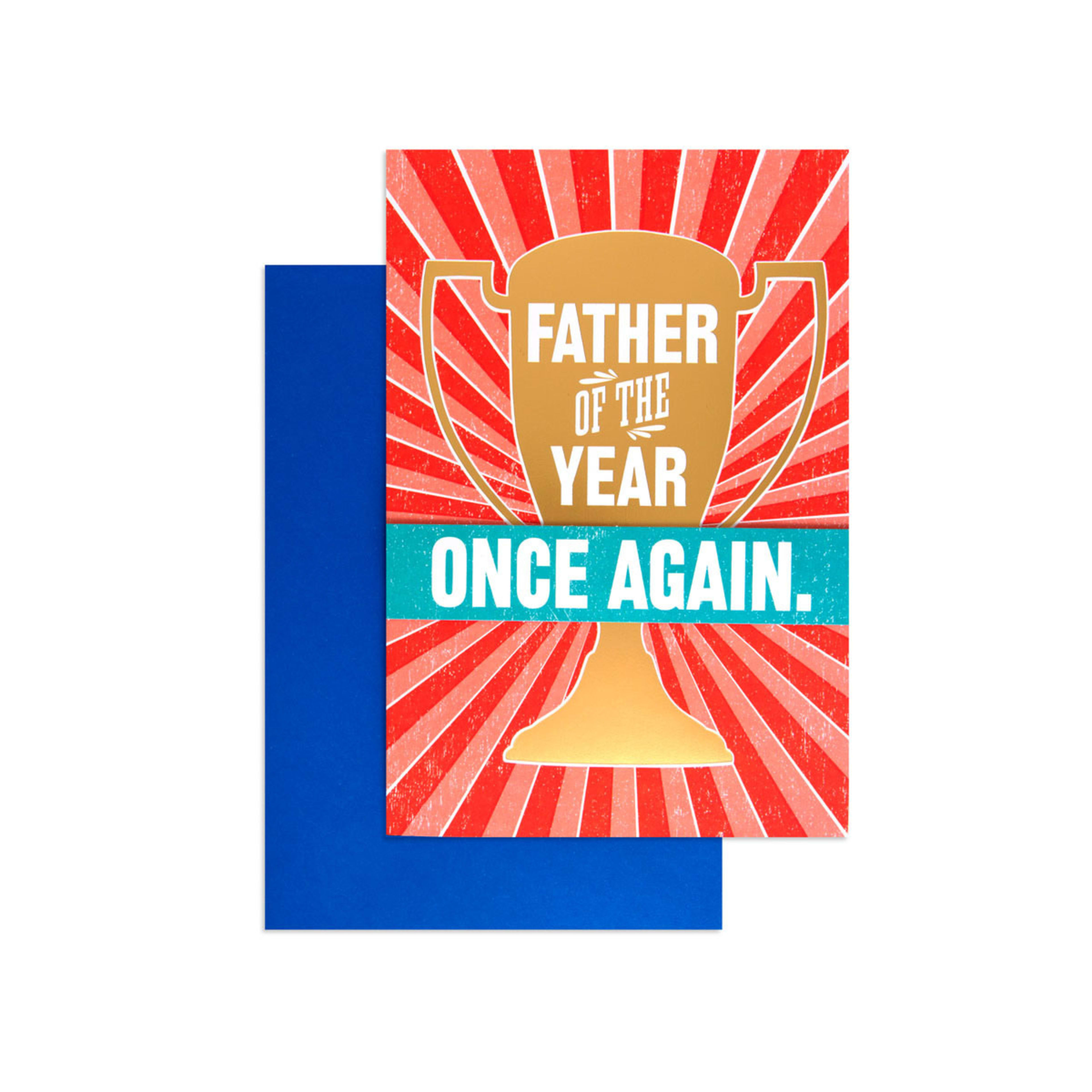 1 Hallmark Father's Day Card - Trophy For Dad