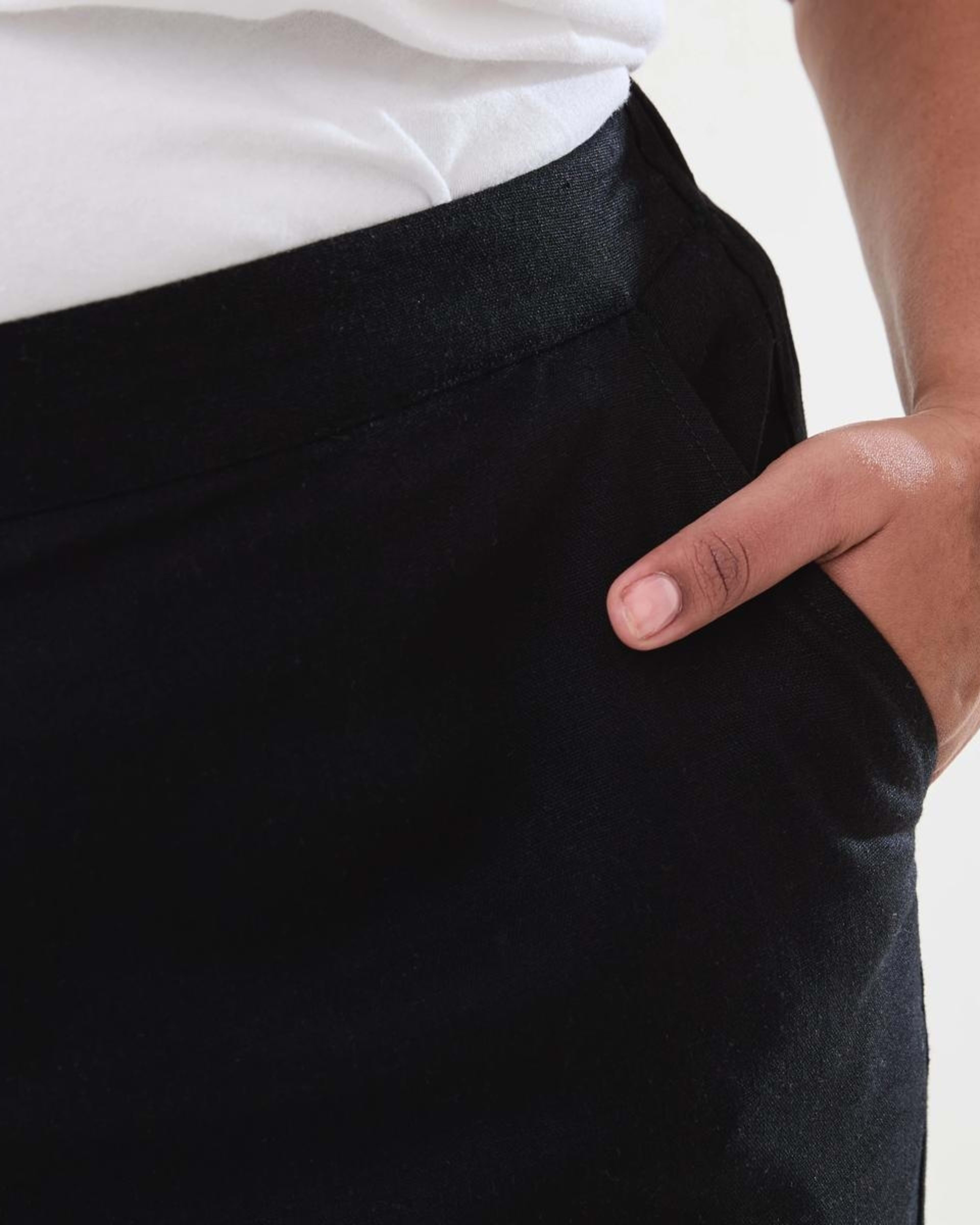 5 Curve Straight Leg Pants BLACK, 5 of 5