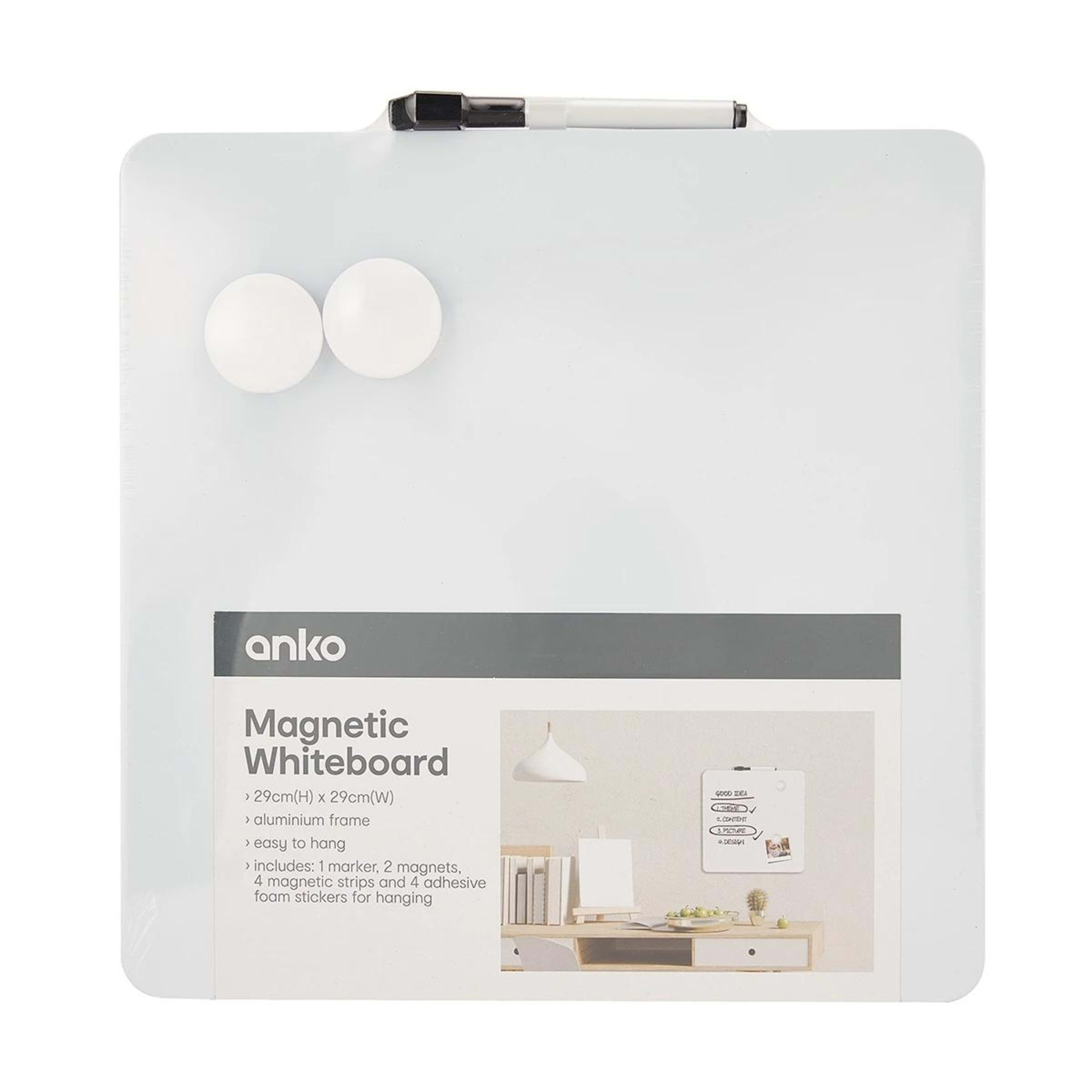 1 Magnetic Whiteboard, 1 of 8