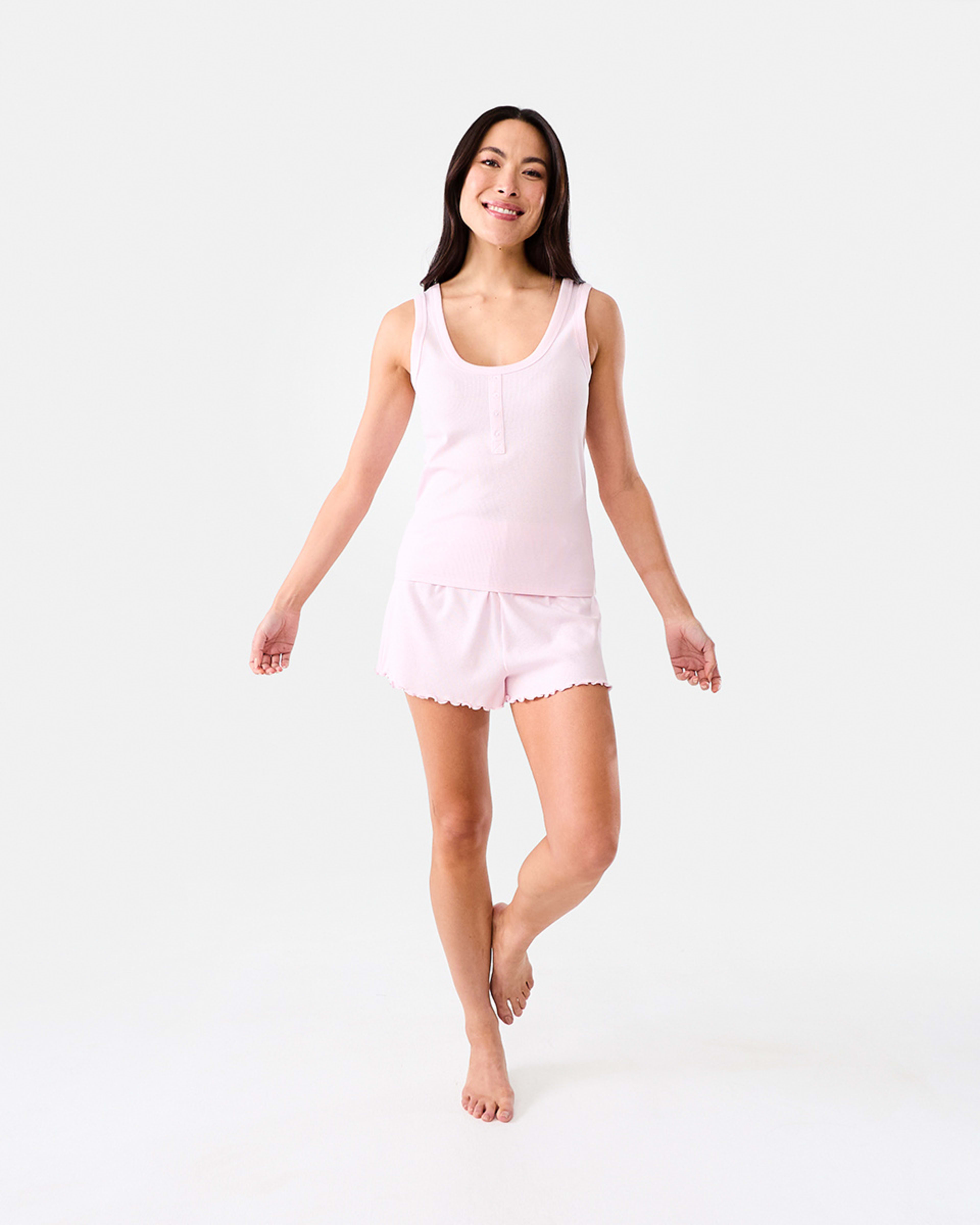 5 Sleep Rib Shorts Bllet Pink, 5 of 5