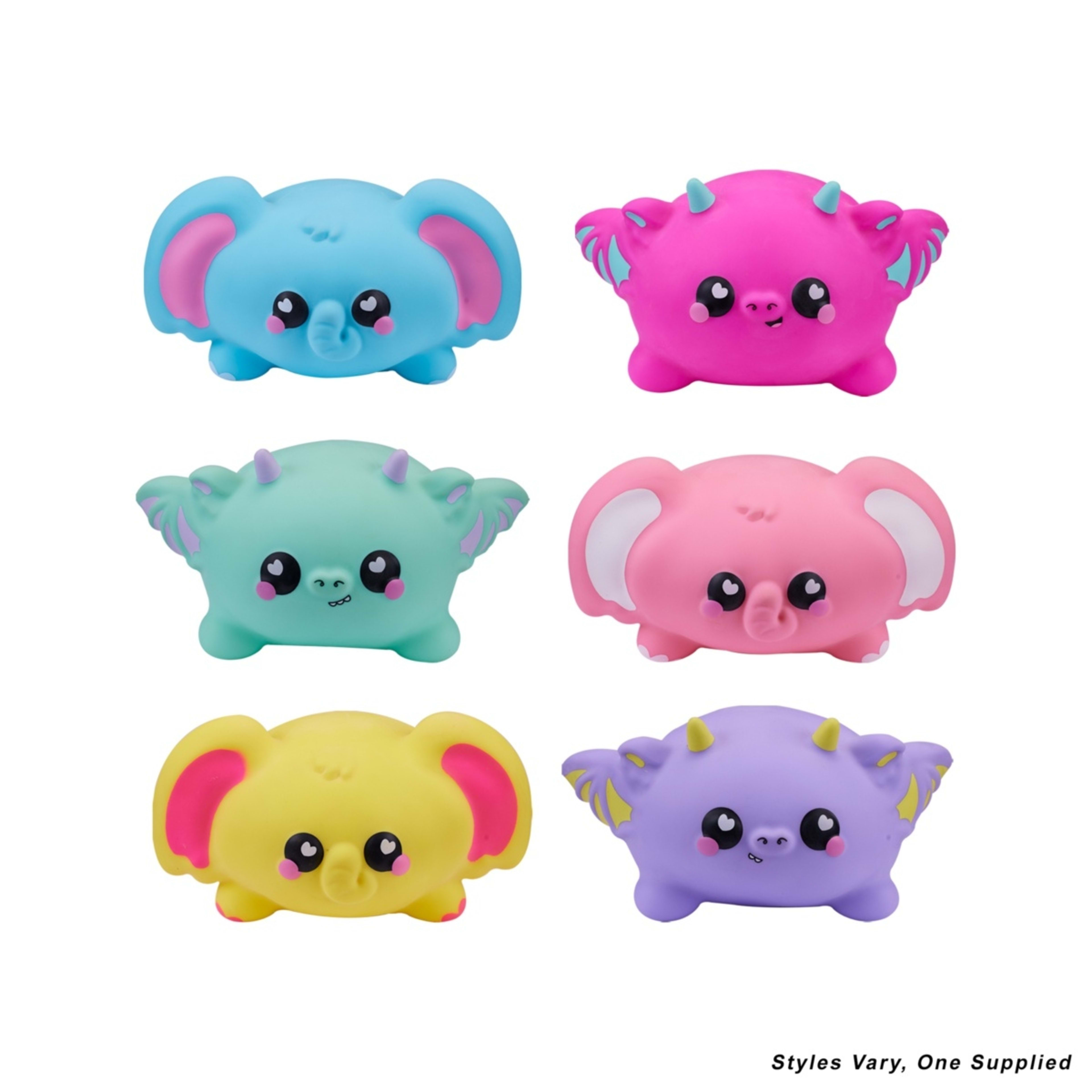 1 19cm Smooshzees Snugzees Toy - Assorted