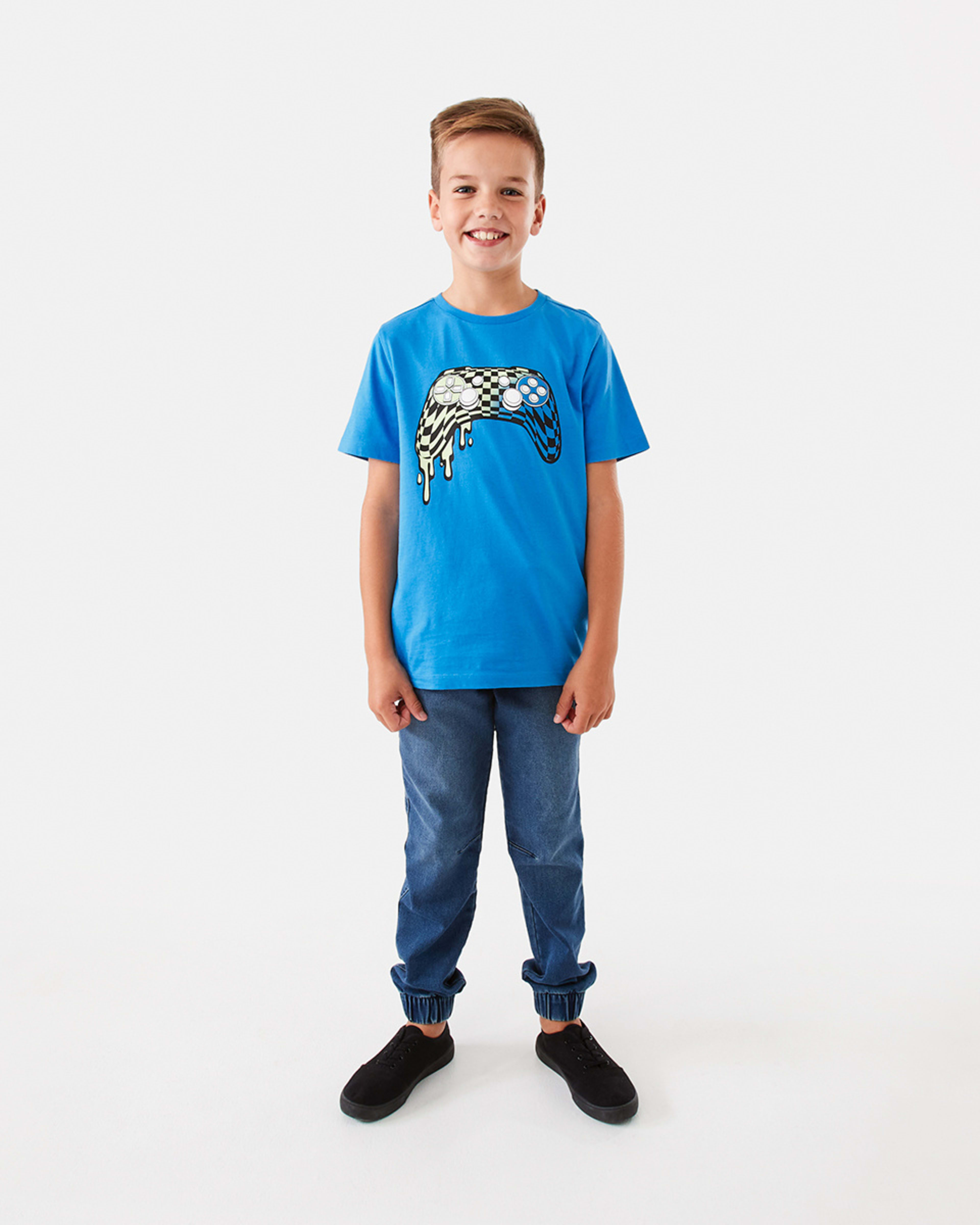 5 Short Sleeve Print T-shirt Frnch Game, 5 of 8