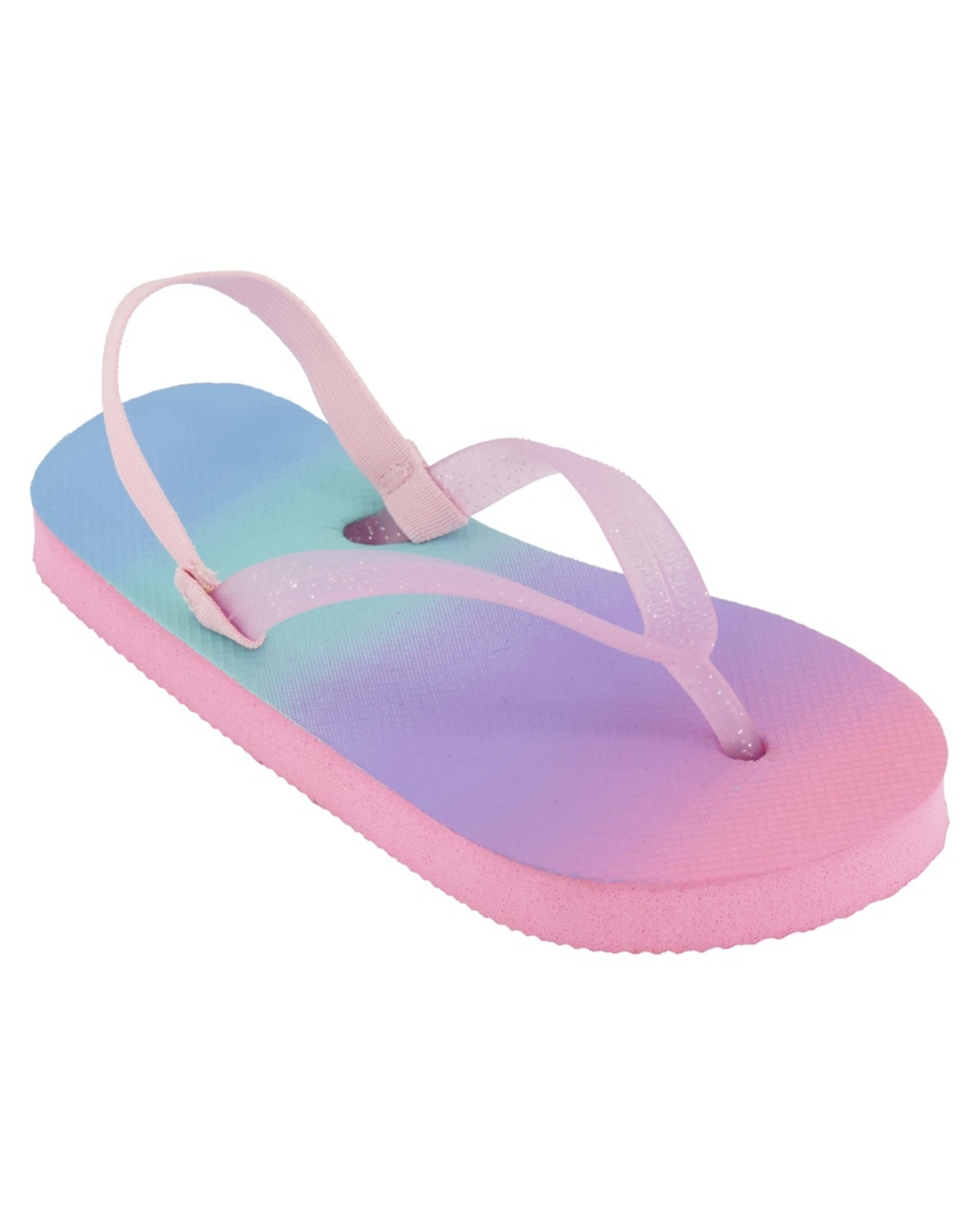 3 Junior Print Thongs PINK GIRLS OMBRE, 3 of 3