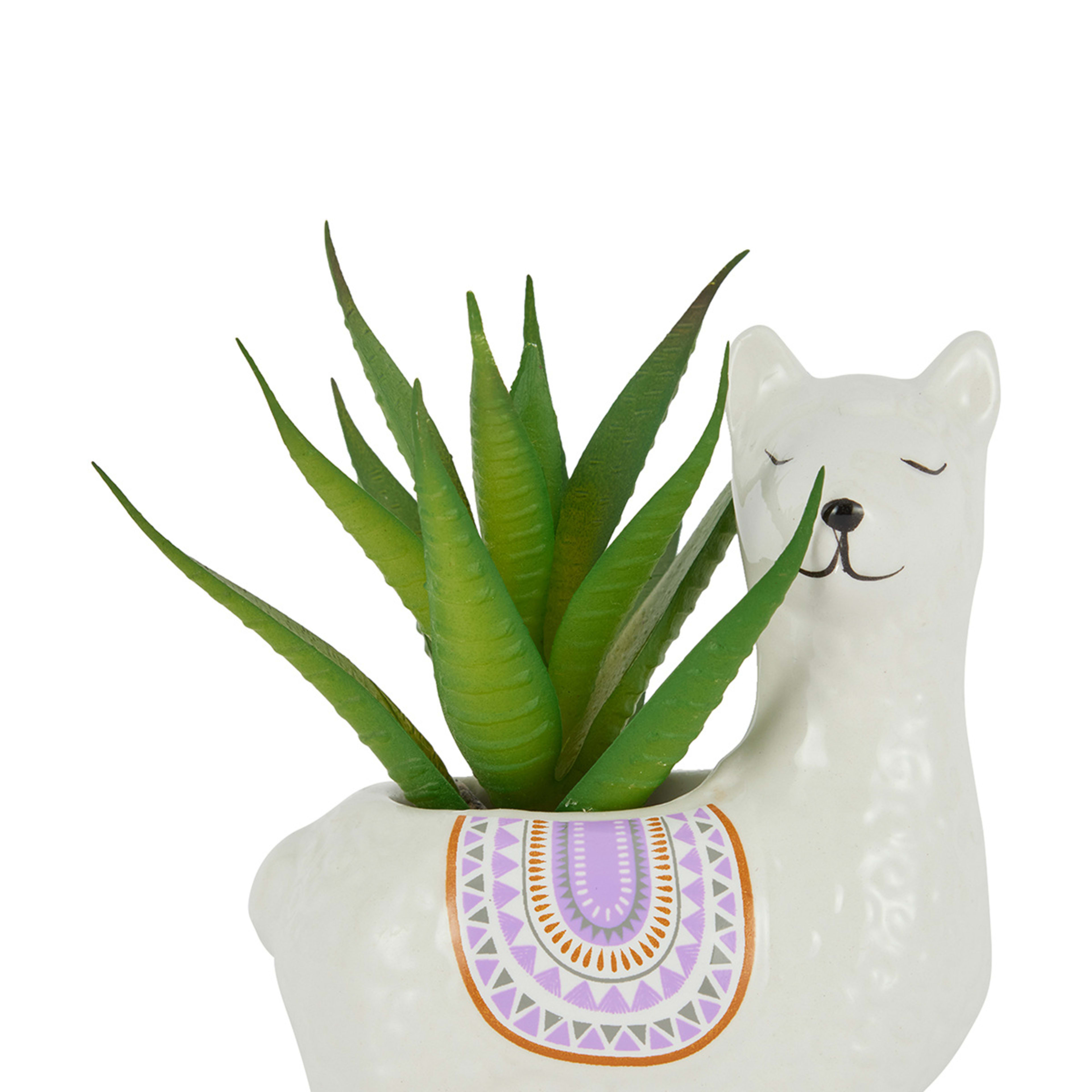 4 Artificial Llama Succulent, 4 of 6