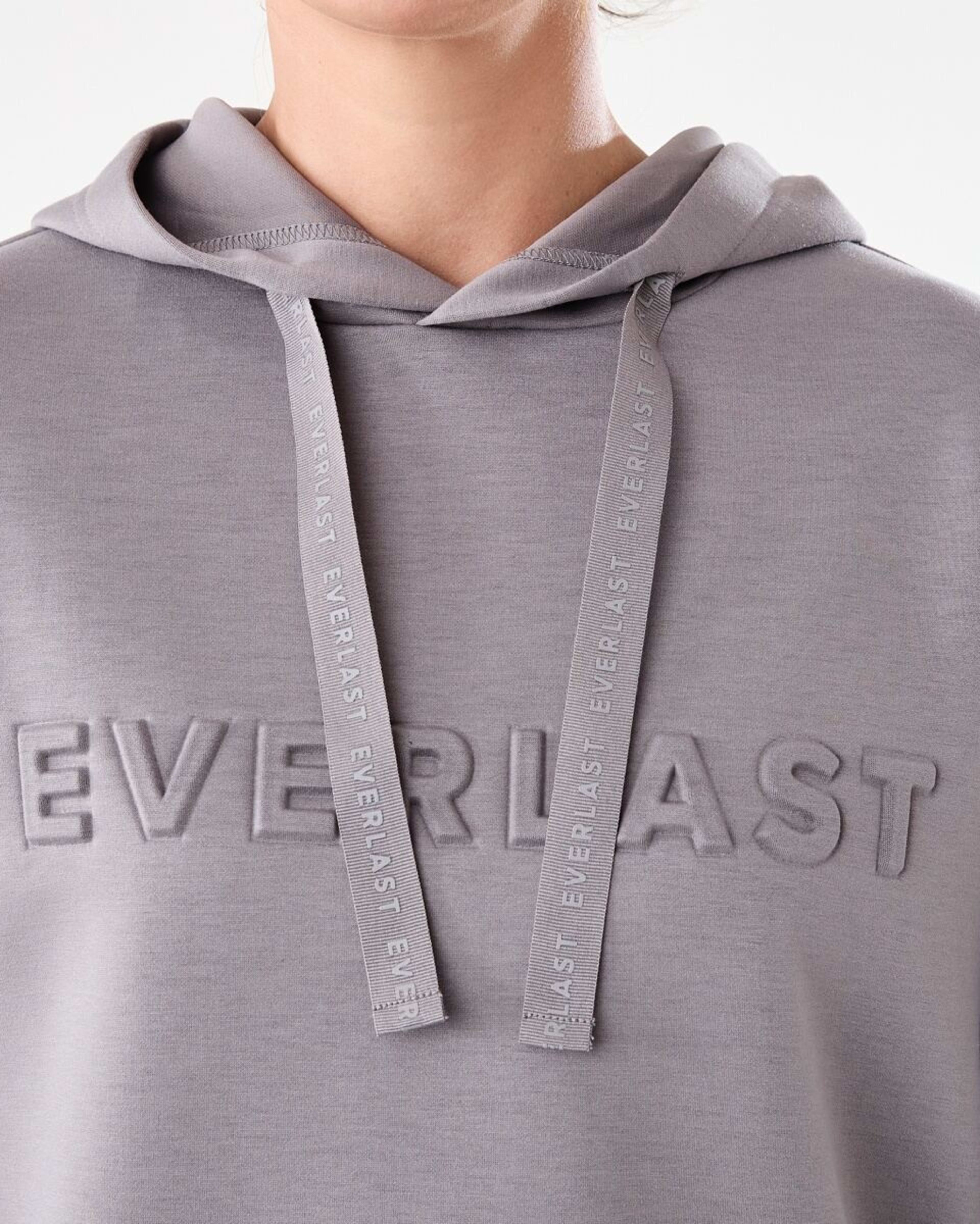 5 Everlast Womens Scuba Hoodie Deep Taupe, 5 of 7
