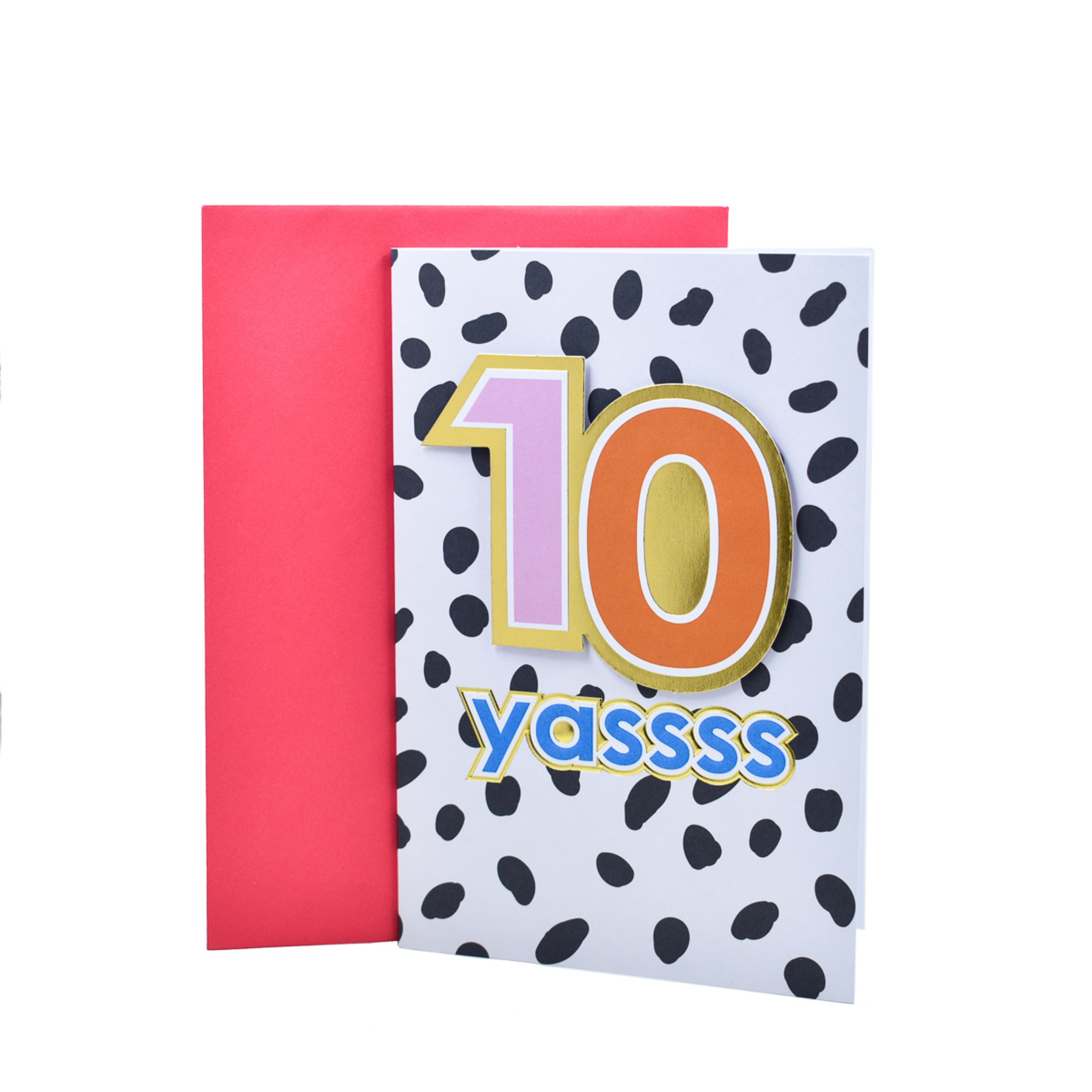 1 Hallmark Birthday Card - Age 10