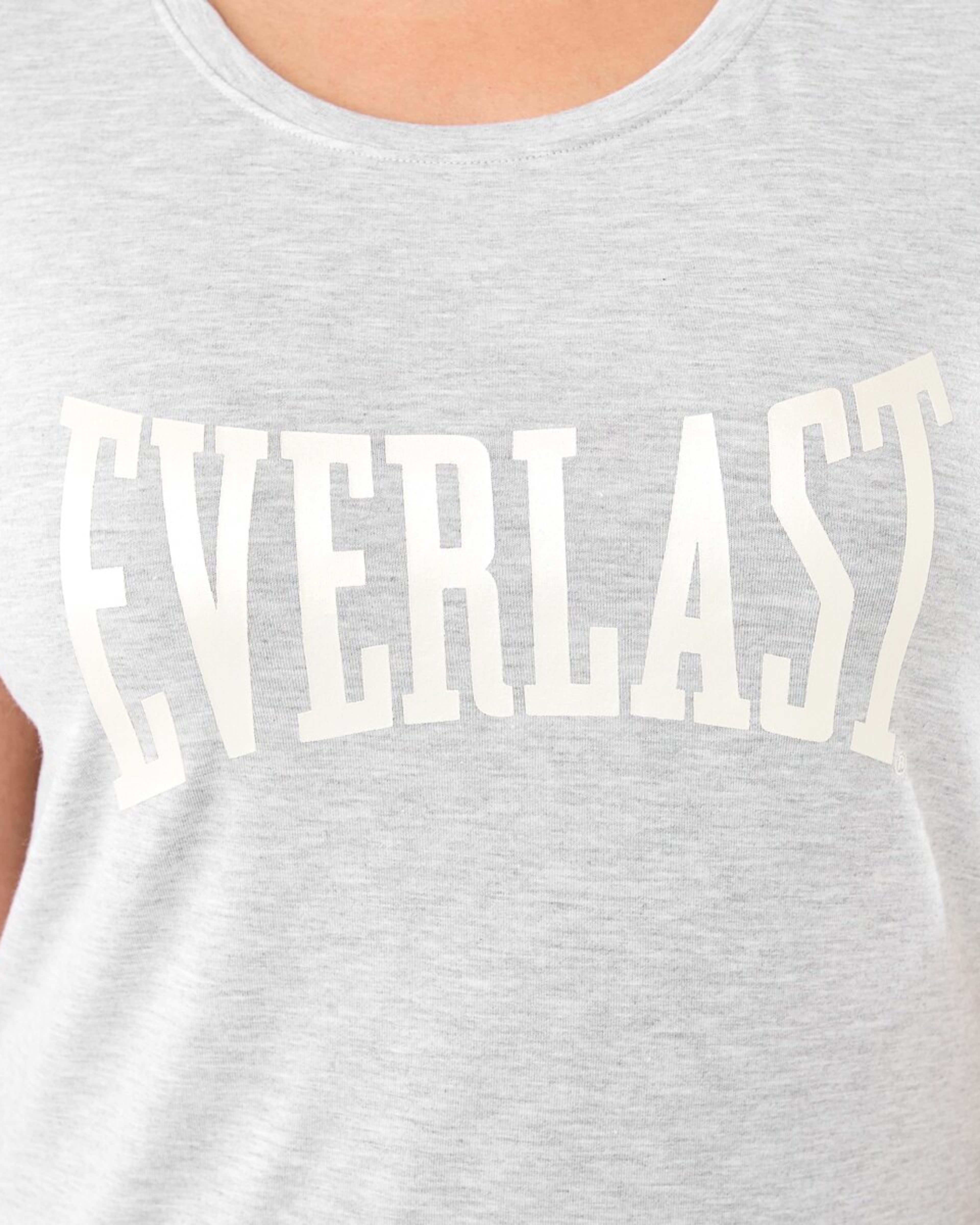 5 Everlast Womens Scoop Neck T-shirt Everlast Dogbone Grey Marle, 5 of 6