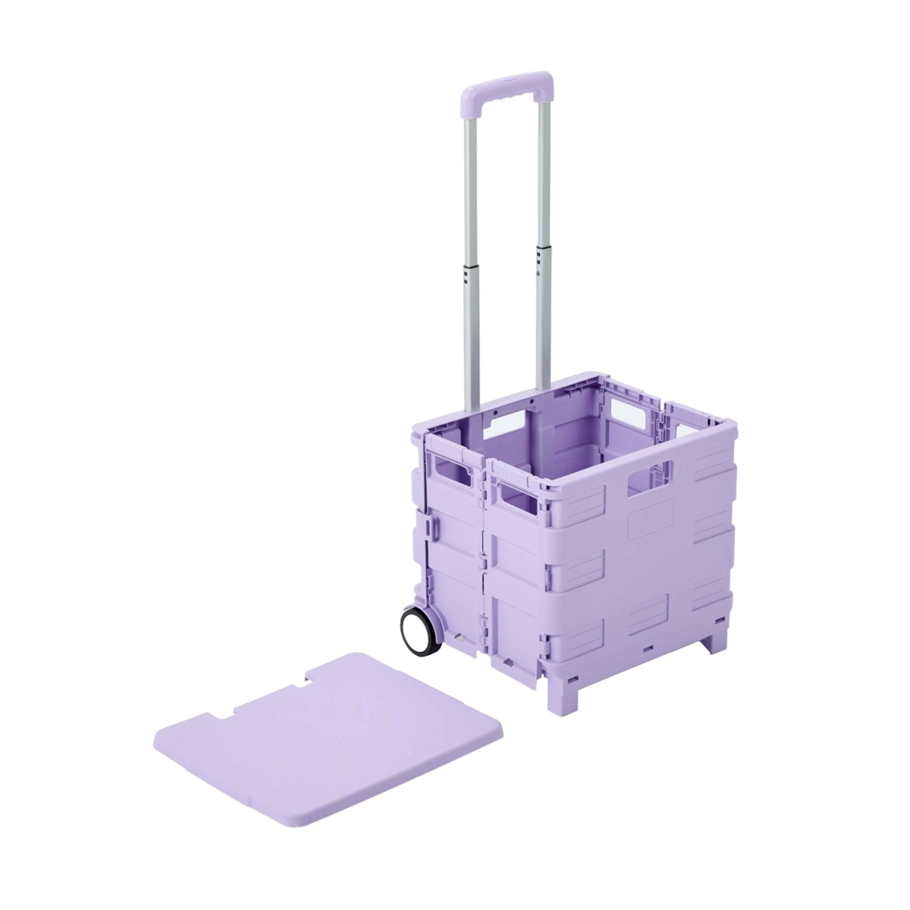 3 Collapsible Trolley Box - Lilac, 3 of 10
