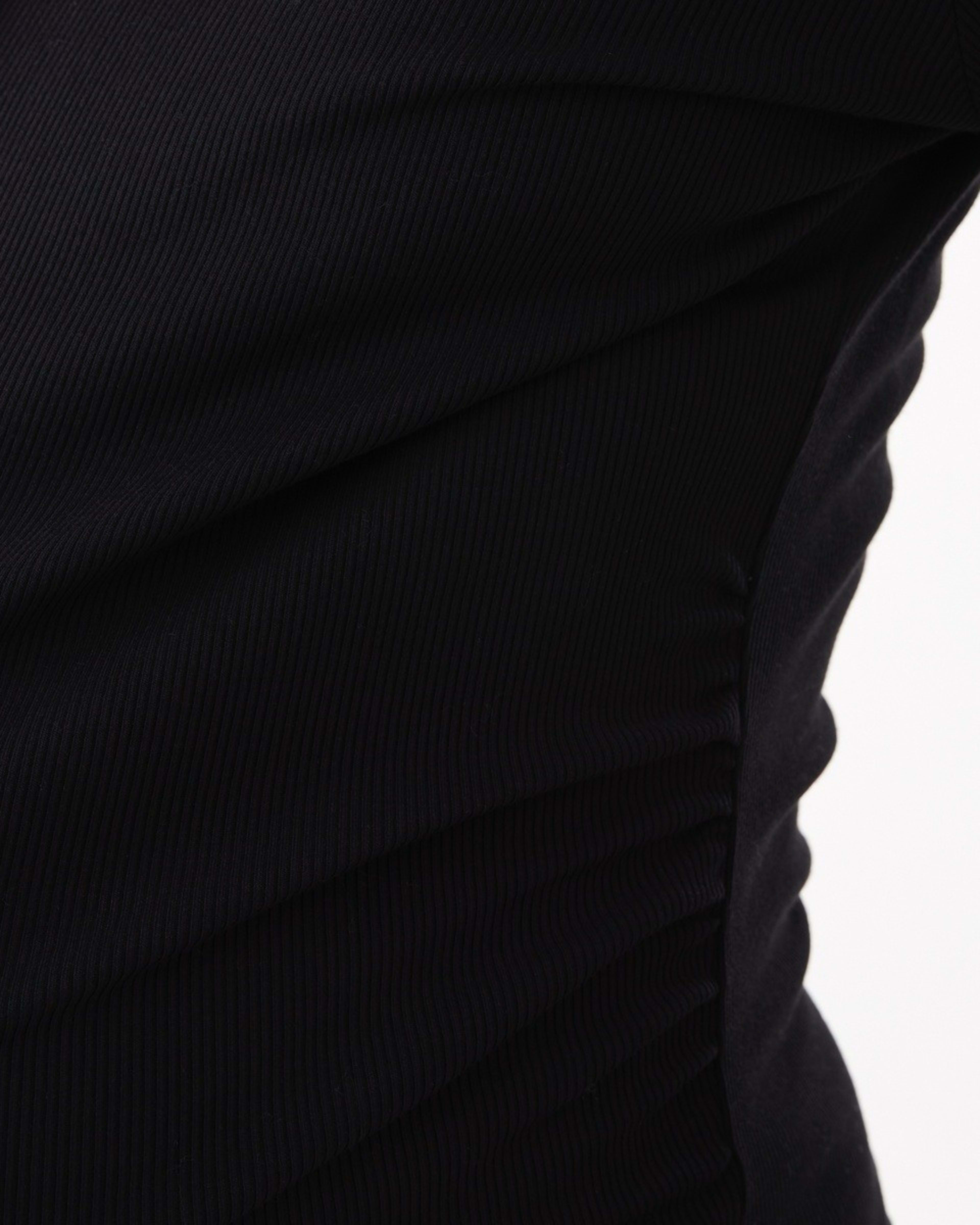 6 Maternity Long Sleeve Henley Feeding T-shirt Black, 6 of 6
