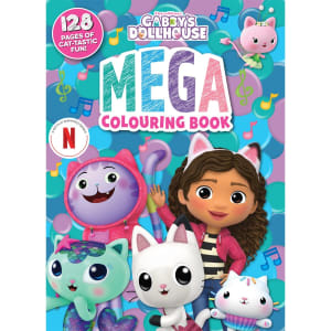 DreamWorks Gabby's Dollhouse Mega Colouring Book - Kmart