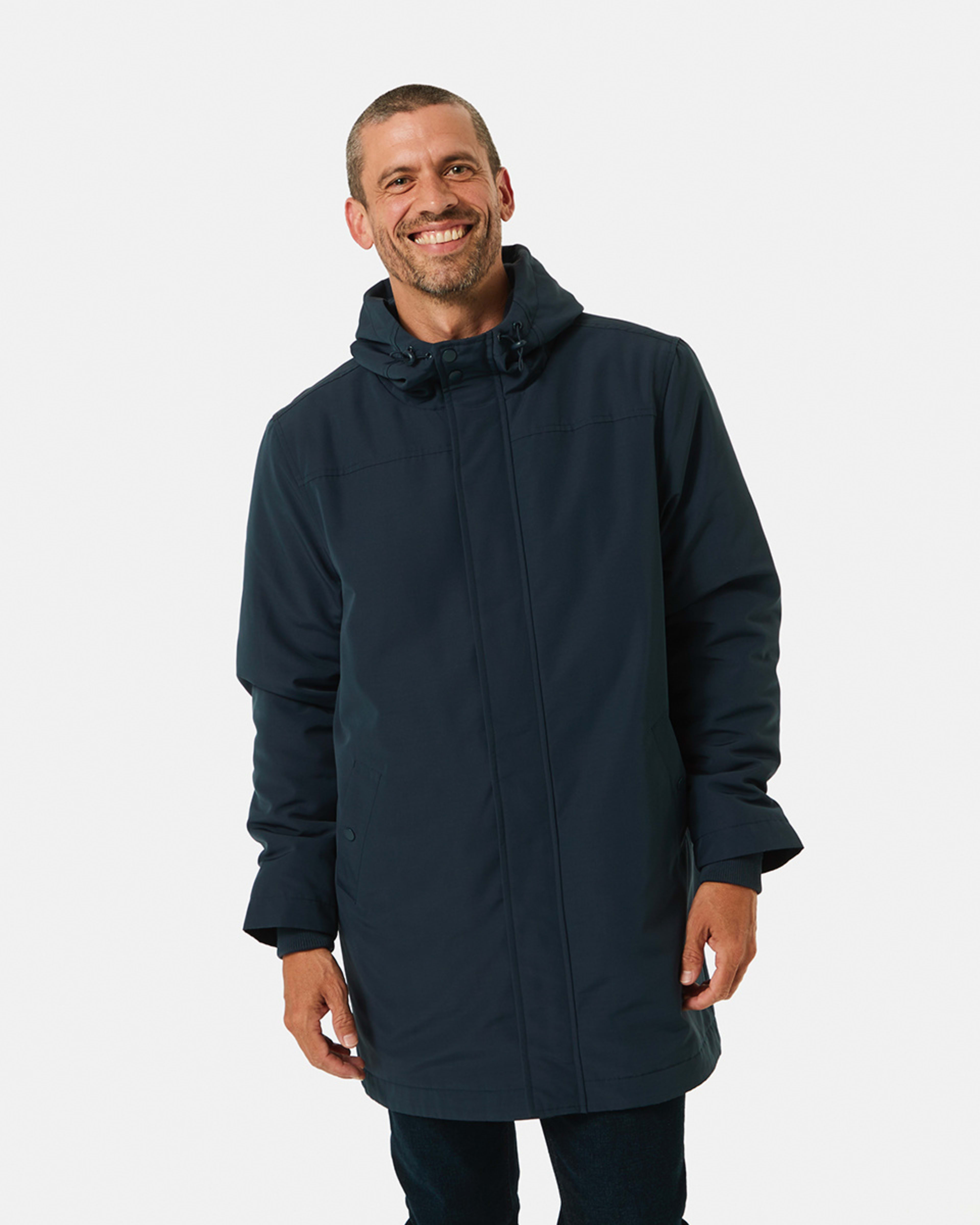 Polar Fleece Lined Longline Jacket Kmart