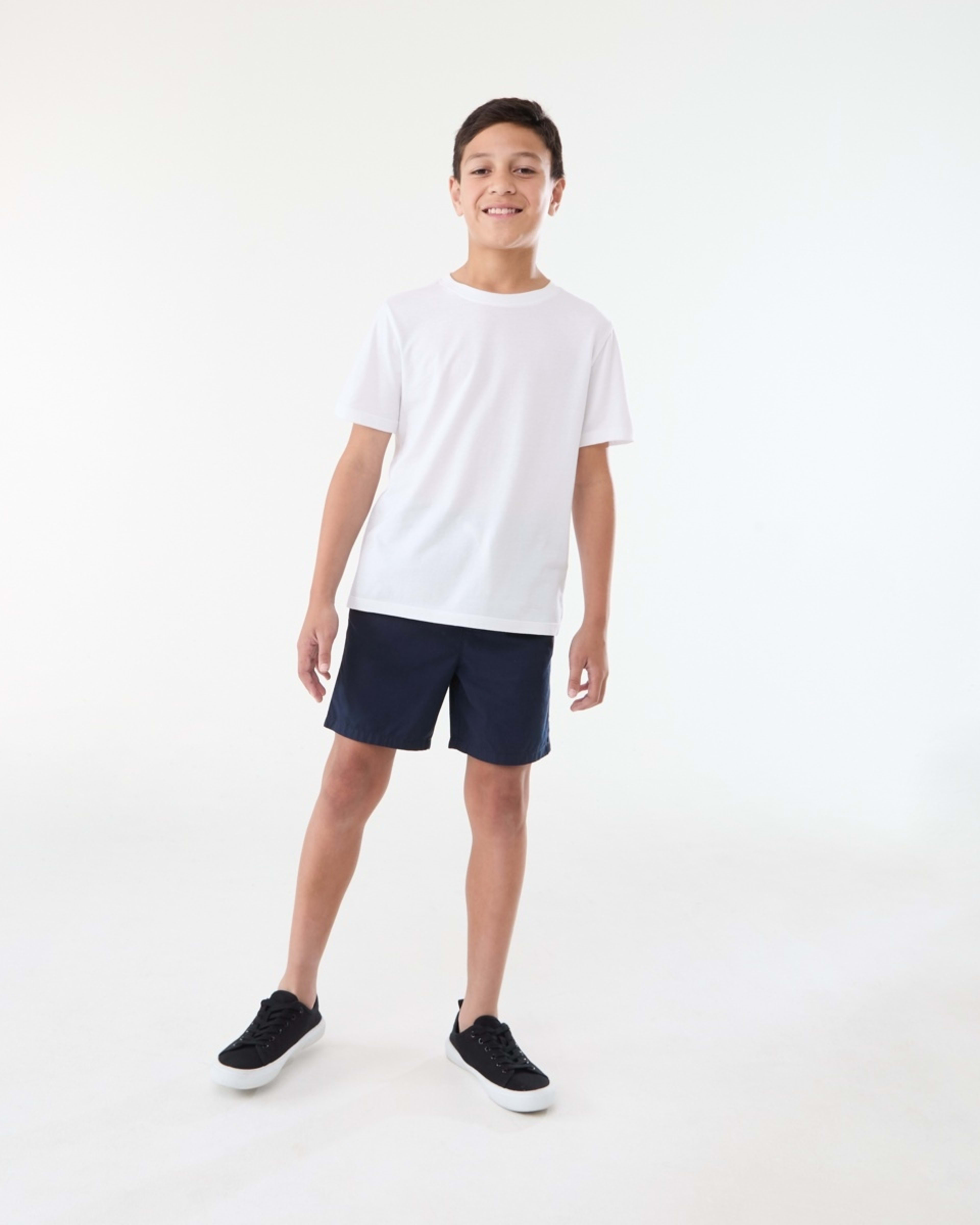 5 Pull On Twill Shorts DRESS BLUE, 5 of 6